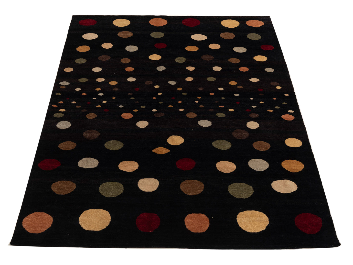 Tibetino 154010 Black Black 6x8.10 Hand Knotted Rug