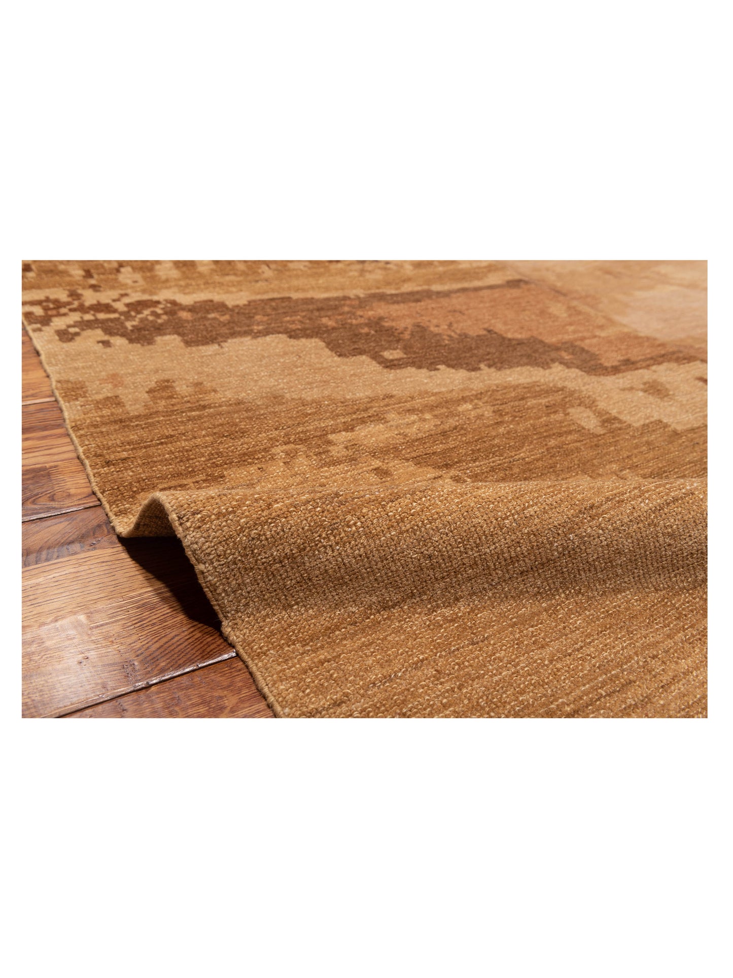 Defne Selenite Camel Gold 8.2x9.11 Hand Knotted Rug