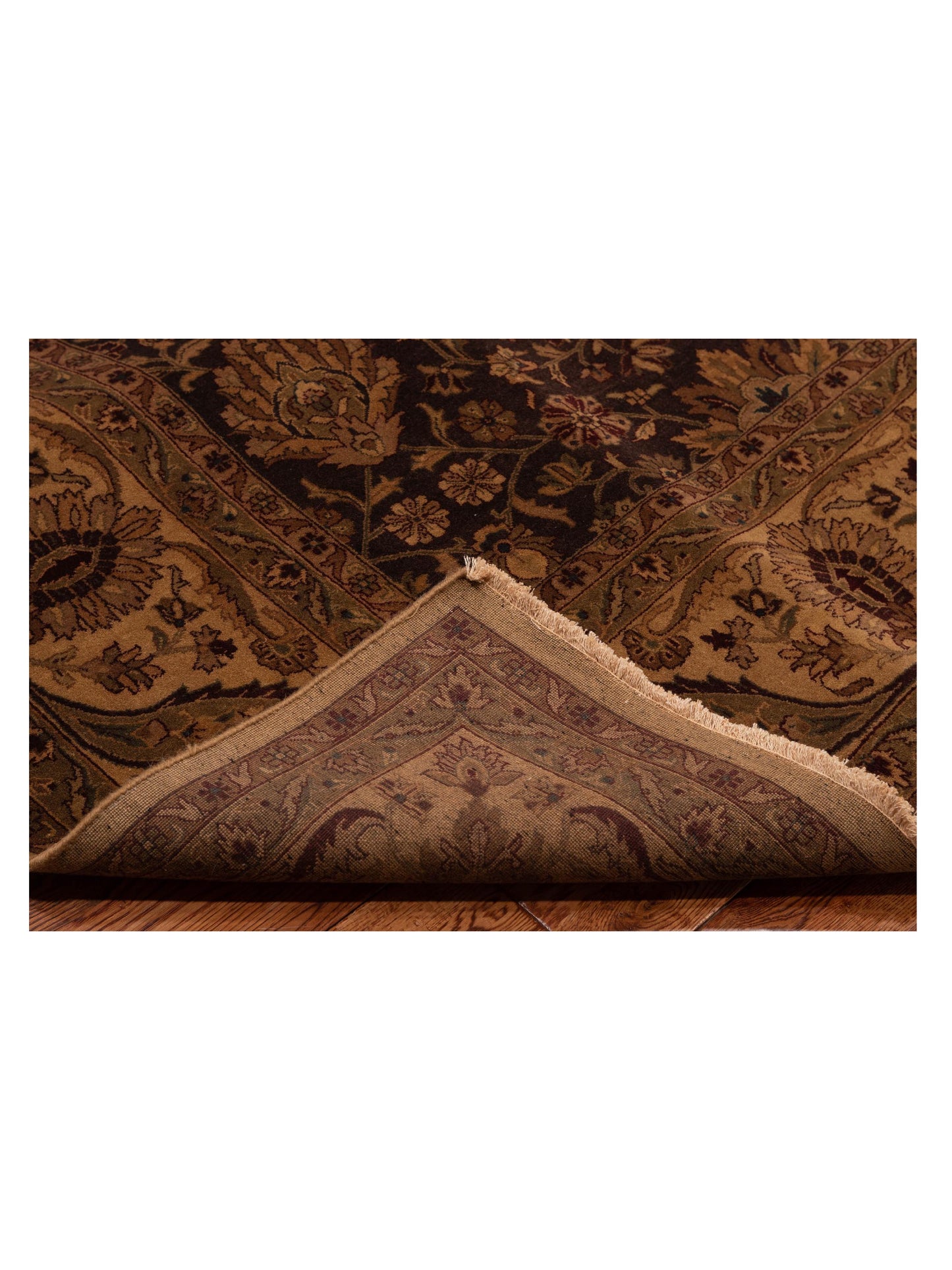Sivas 109410 Brown Cream 9.2x12 Hand Knotted Rug