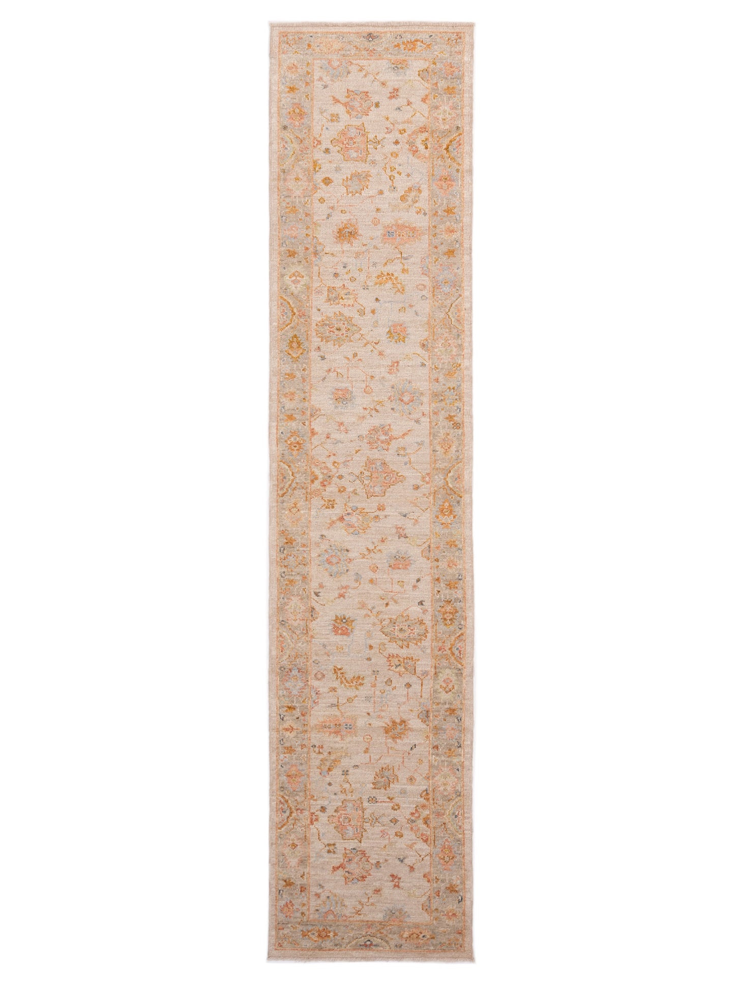 Anadol Angora Oushak  Ivory Silver Traditional