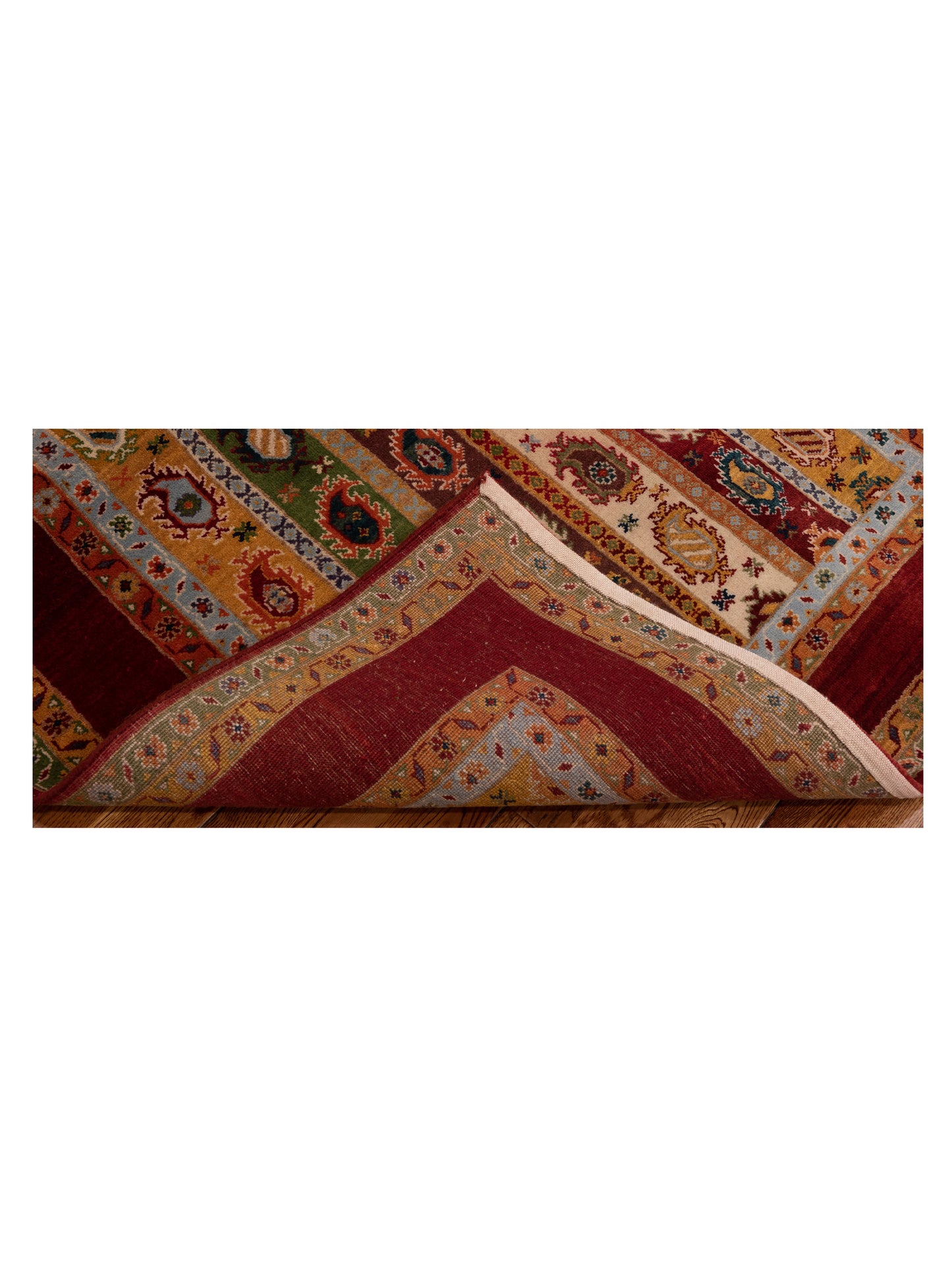 Shawl 115889 Multi 4.1x5.11 Hand Knotted Rug
