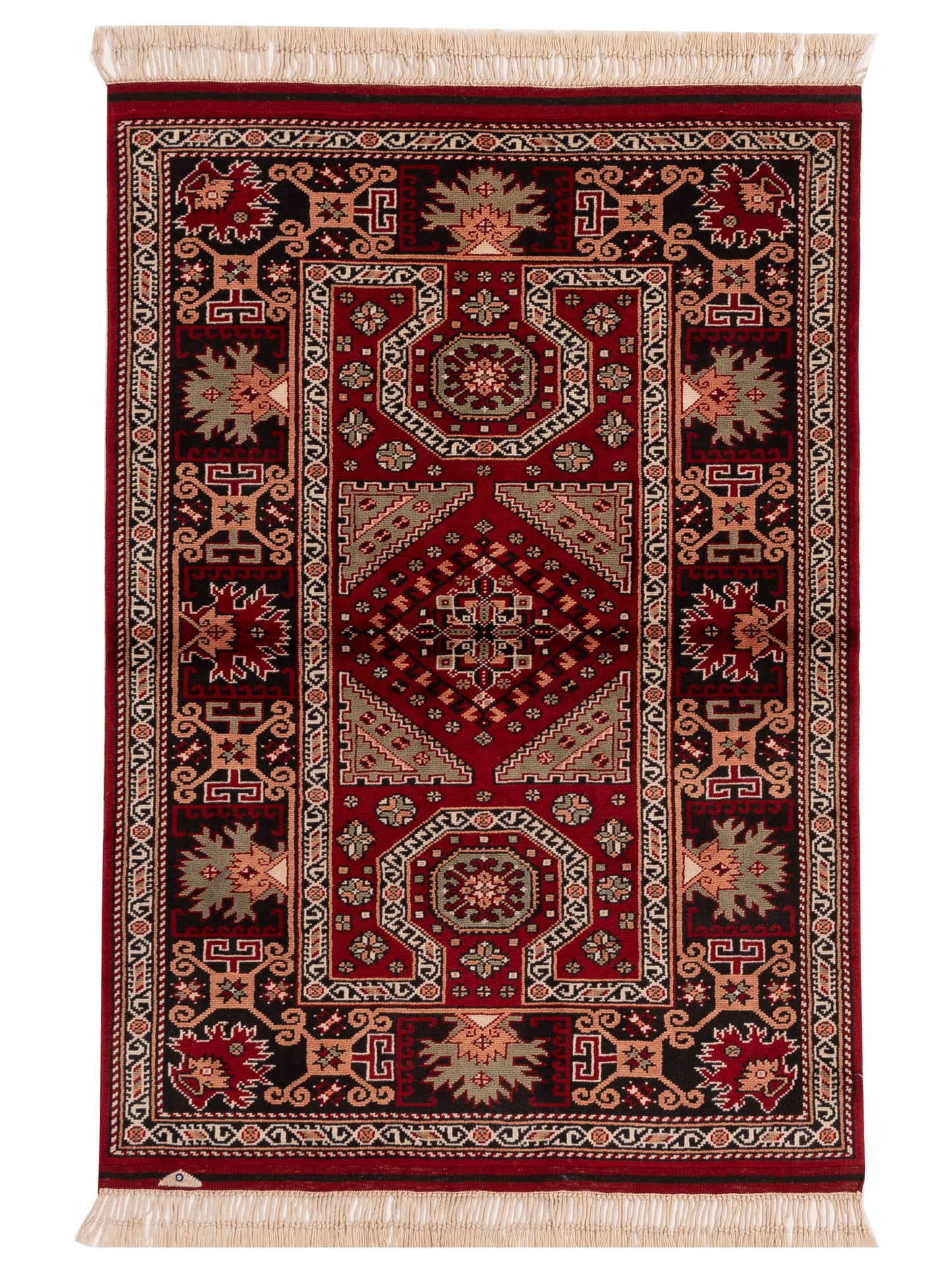 Pasha Turkish Shirwan  Red Black Transitional