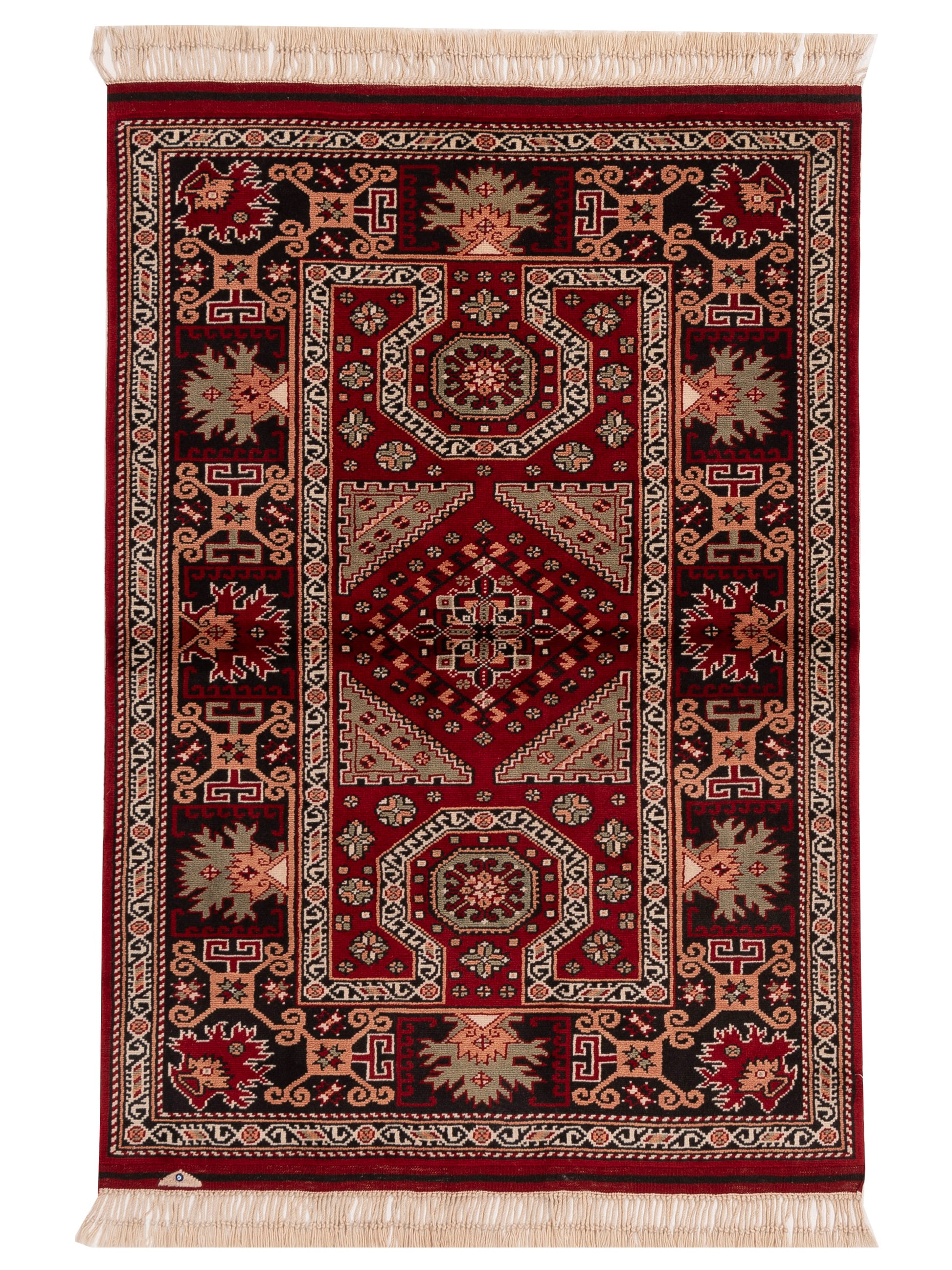 Pasha Turkish Shirwan  Red Black Transitional