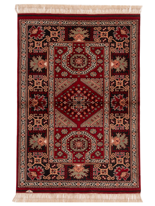 Pasha Turkish Shirwan  Red Black Transitional