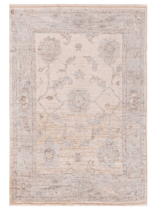 Anadol Angora Oushak  Ivory Gray Traditional