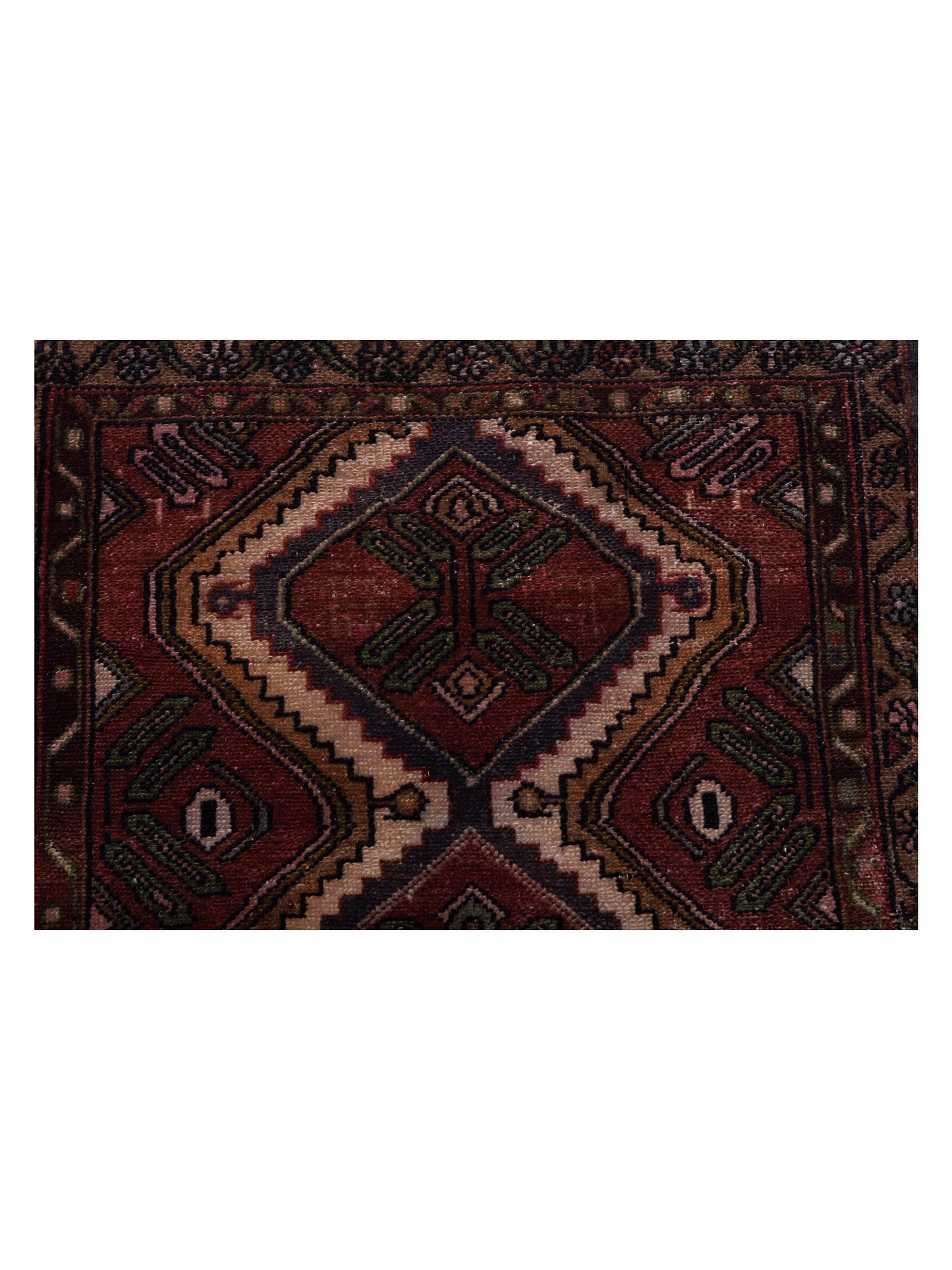 Persian 147702 Brown Brown 2.8x9.5 Hand Knotted Rug