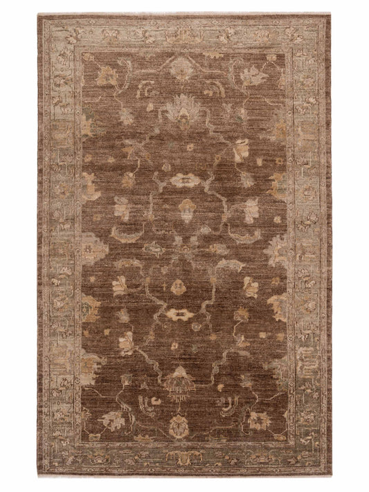 Anadol Angora Oushak  Brown Green Traditional