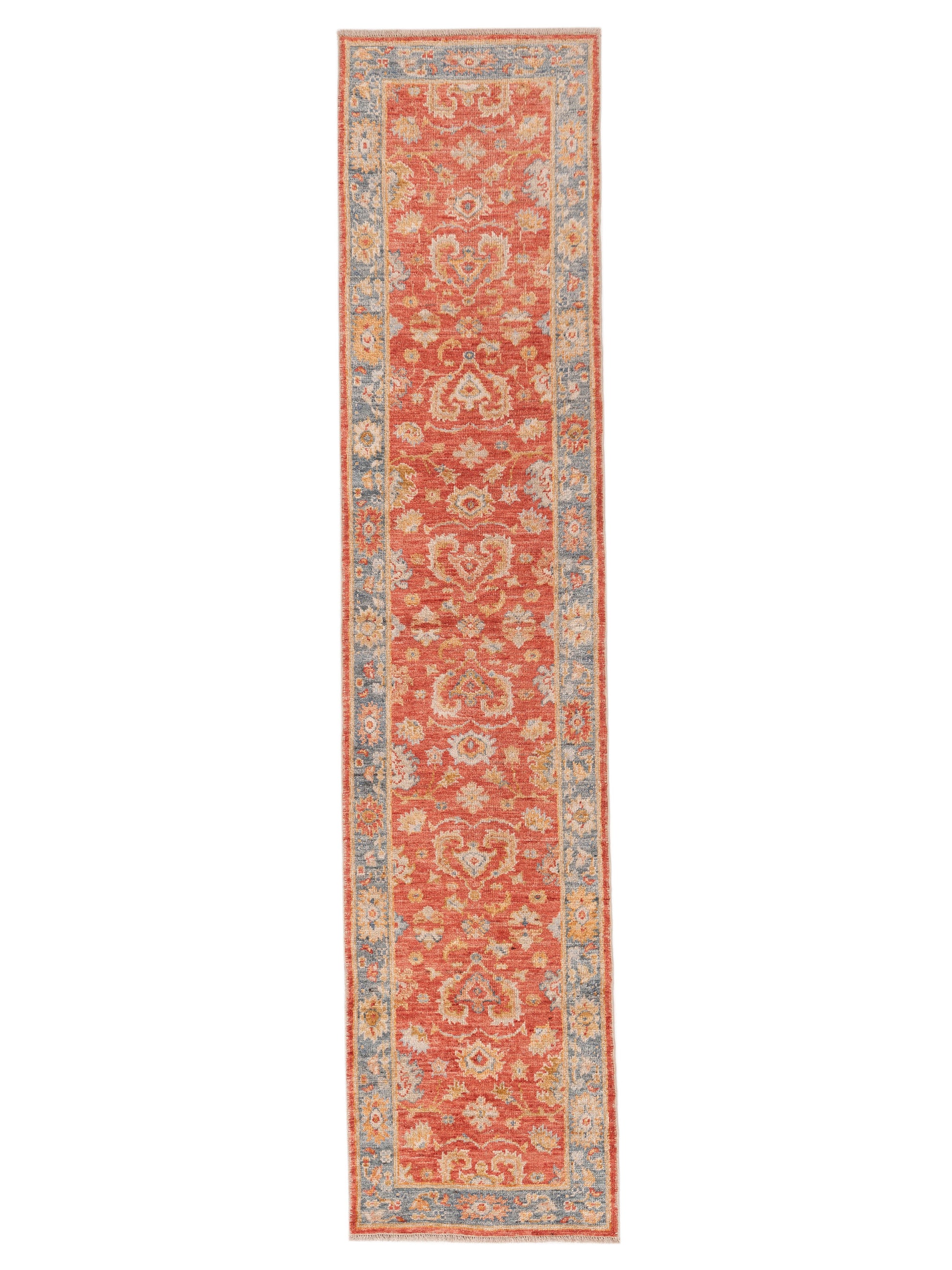Anadol Angora Oushak  Red Blue Traditional