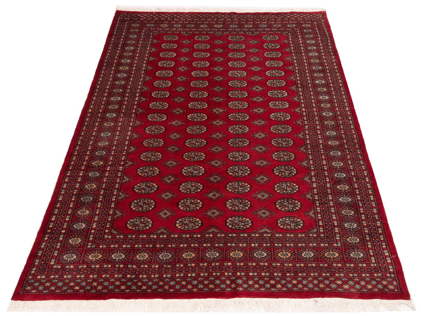 Bokhara 141406 Red 6.1x8.8 Hand Knotted Rug