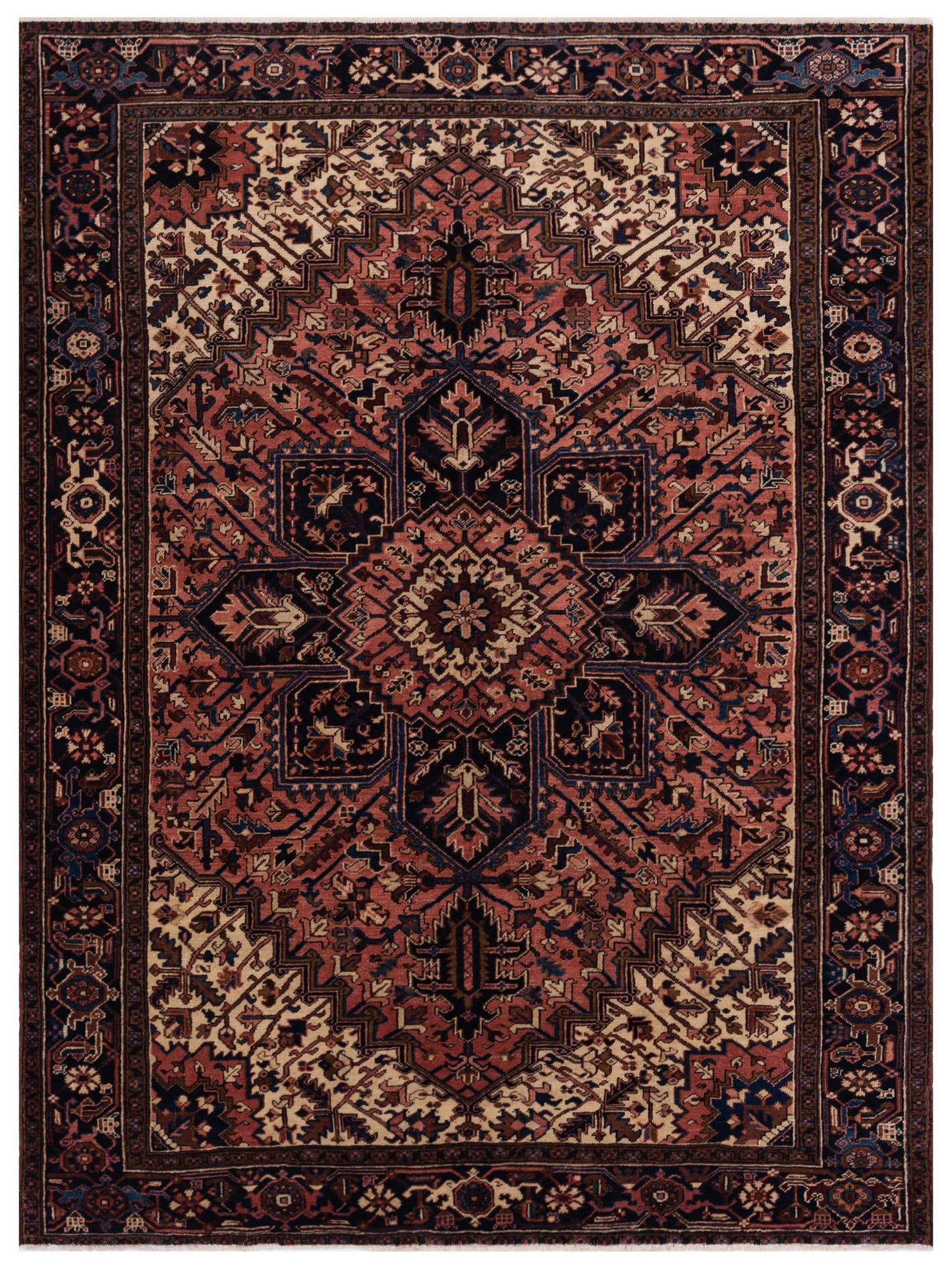 Pasha Persian  Brick Brown Traditional