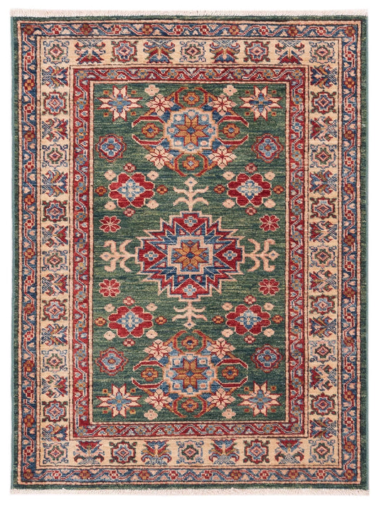 Nomad Super Kazak  Green Ivory Tribal