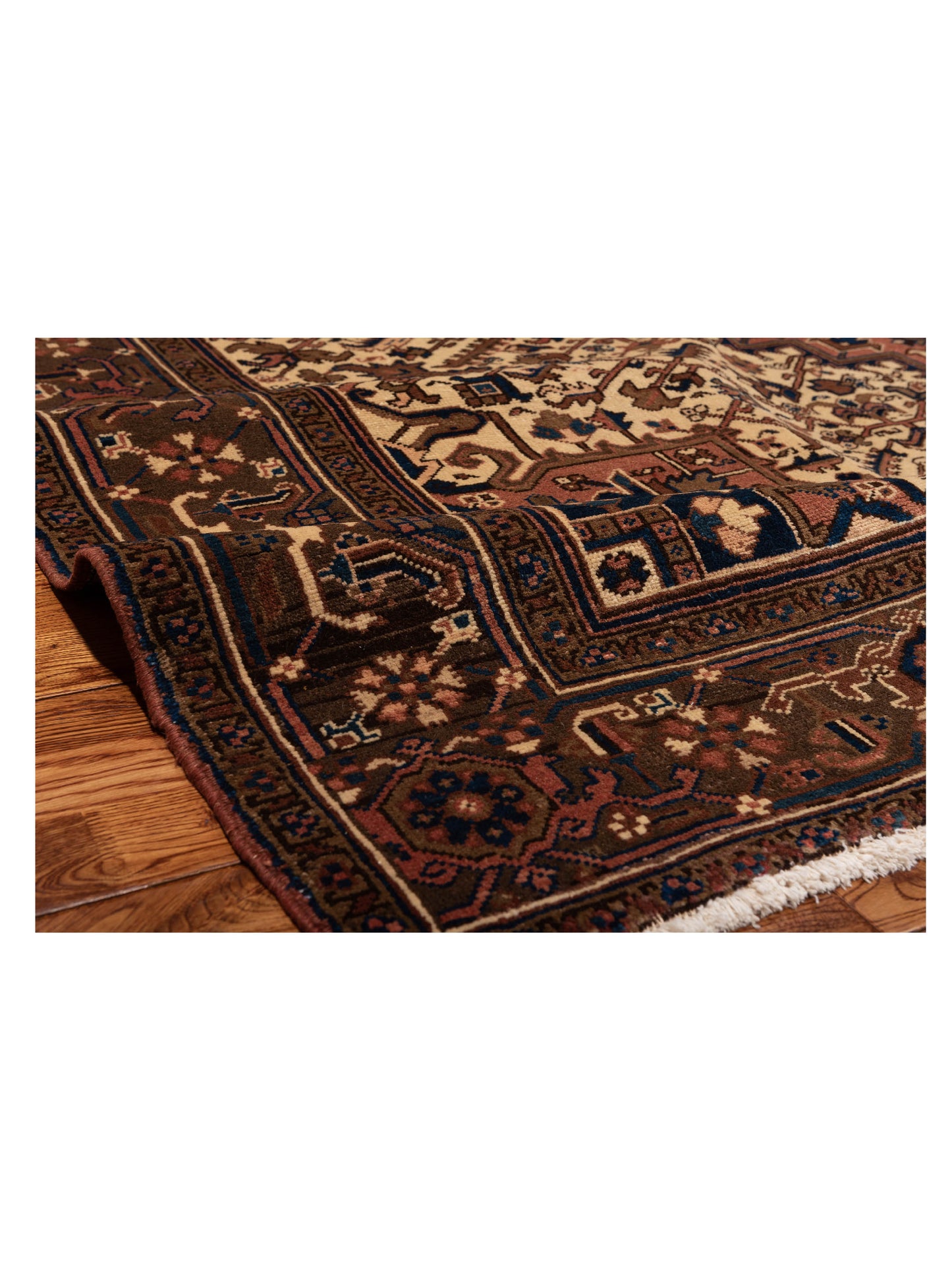 Persian 80619 Brick Brown 10.2x12.6 Hand Knotted Rug