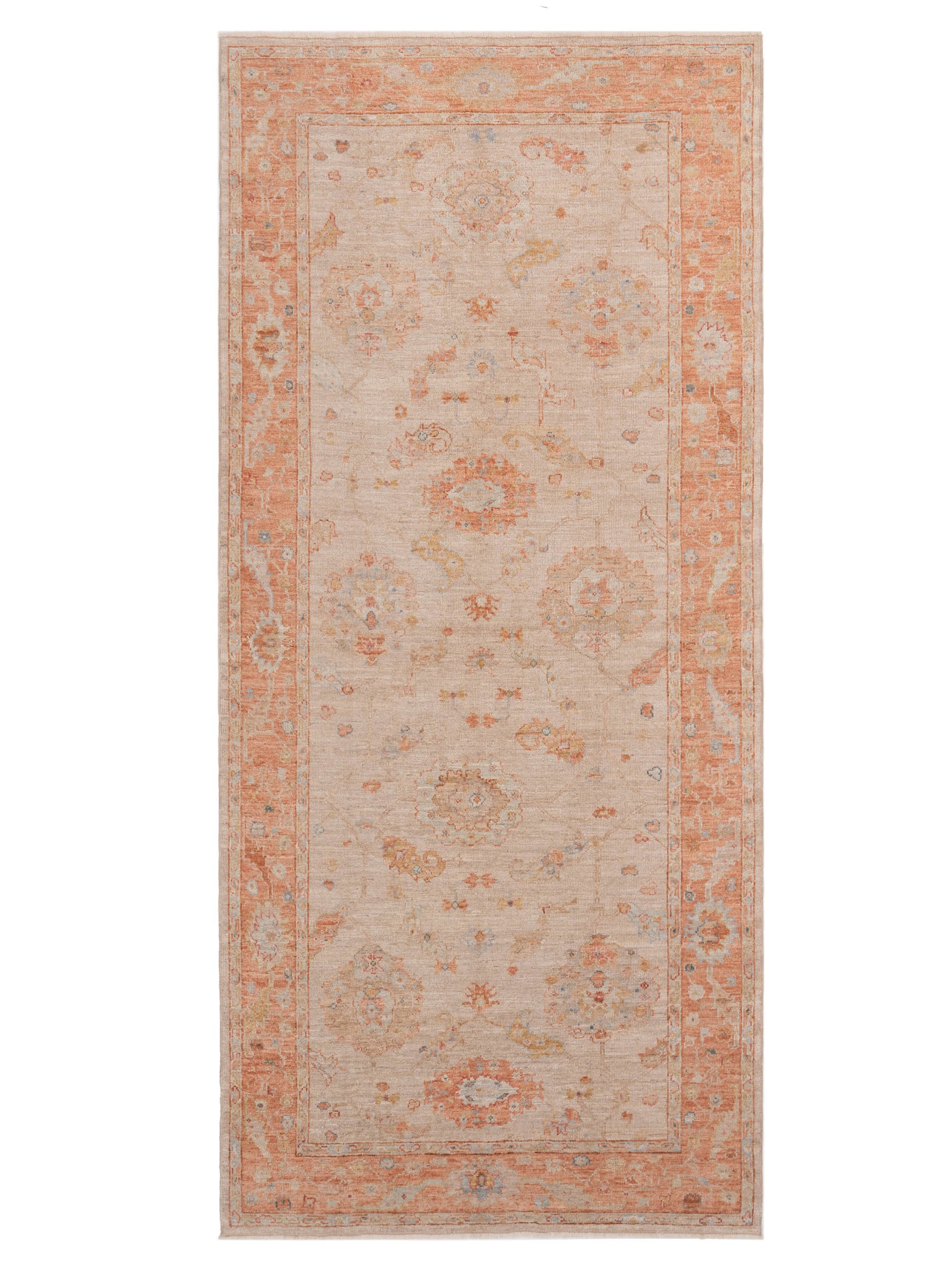 Anadol Angora Oushak  Beige Rust Traditional