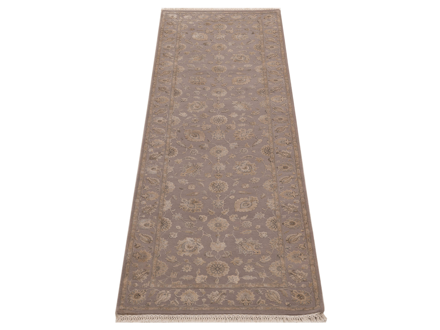 Imperial Silk 151218 Gray Gray 3x10 Hand Knotted Rug