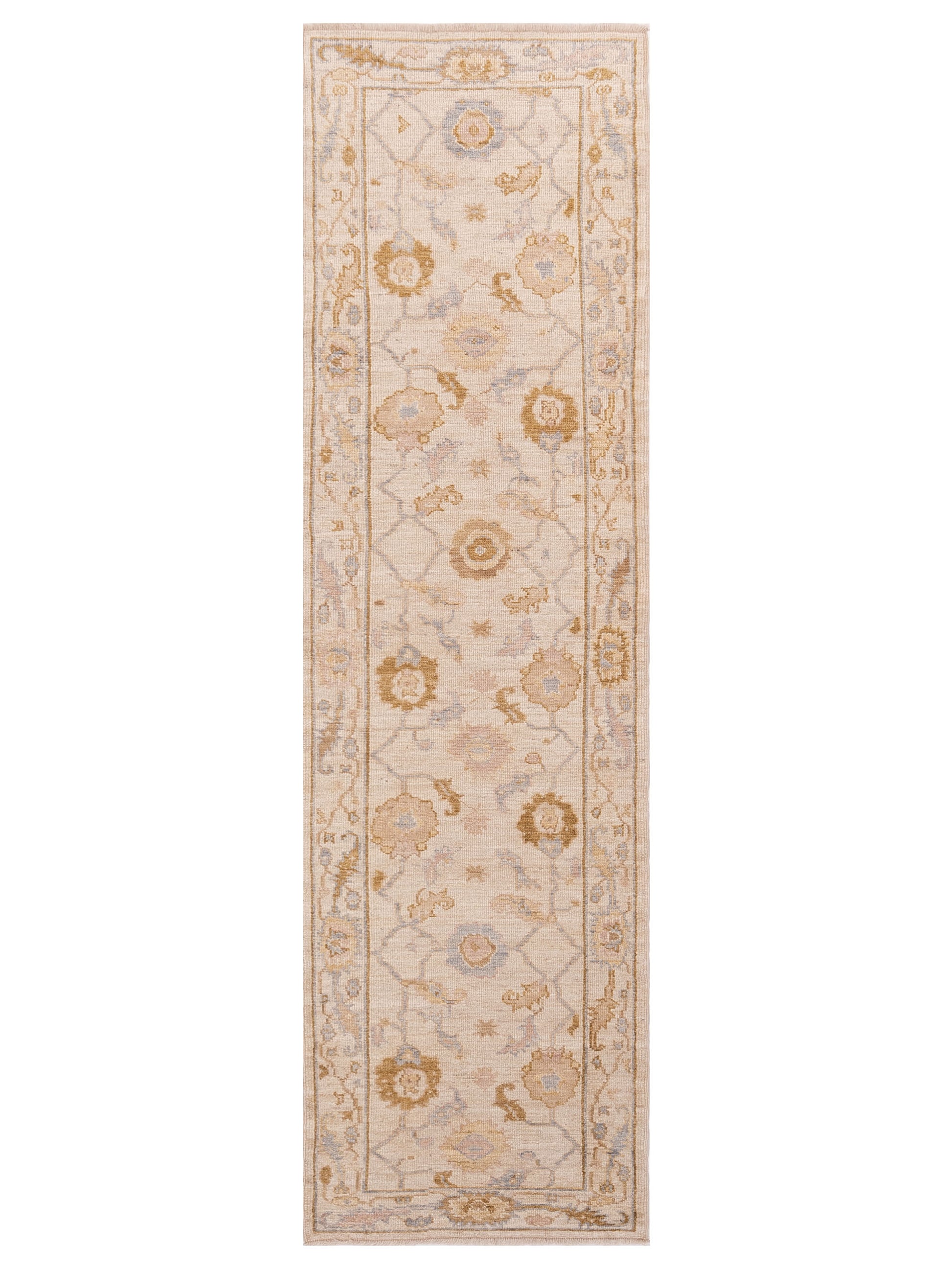 Anadol Angora Oushak  Ivory Ivory Traditional