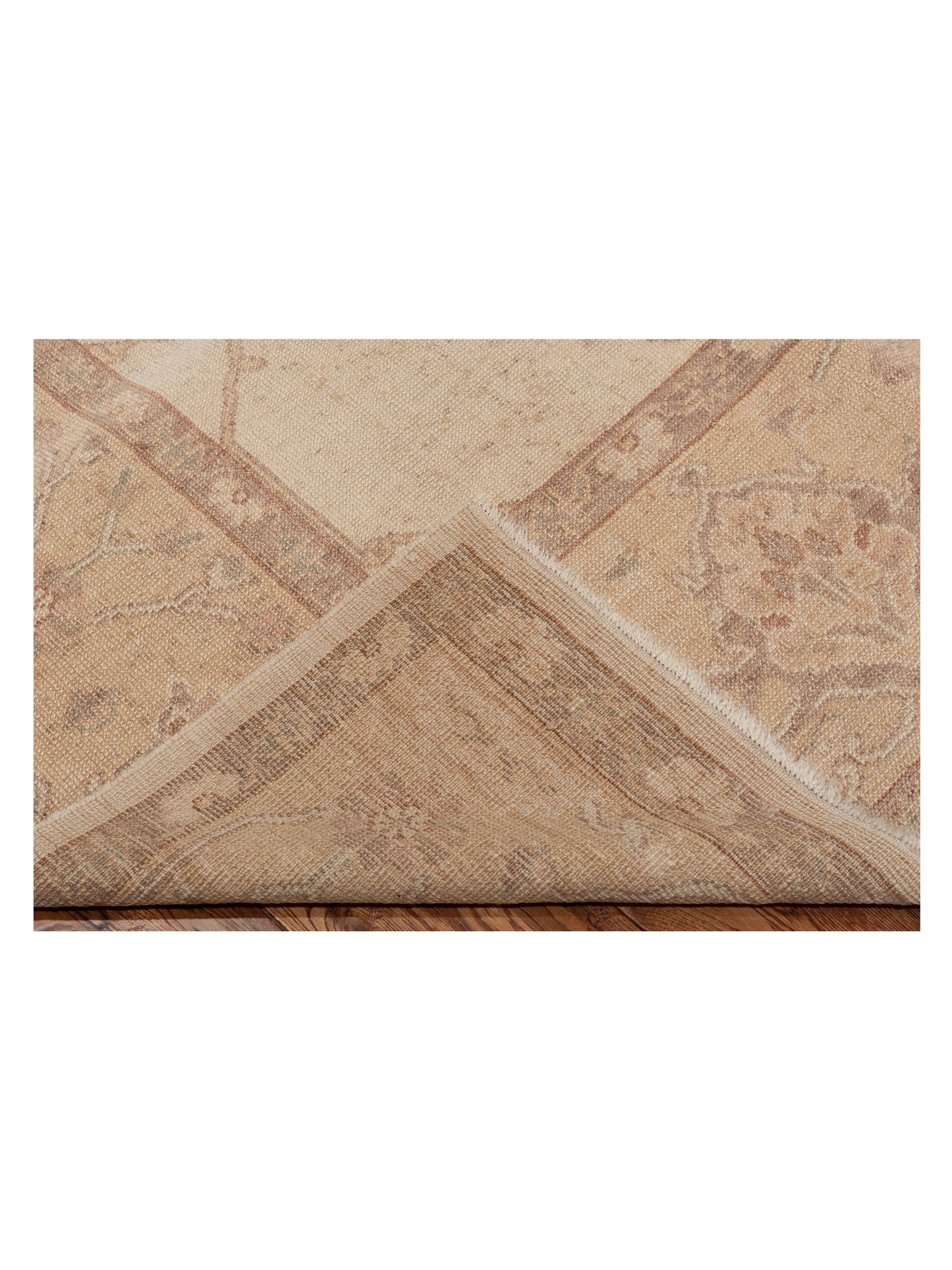 Anadol Oushak 80447 Cream Camel 9.2x11.6 Hand Knotted Rug