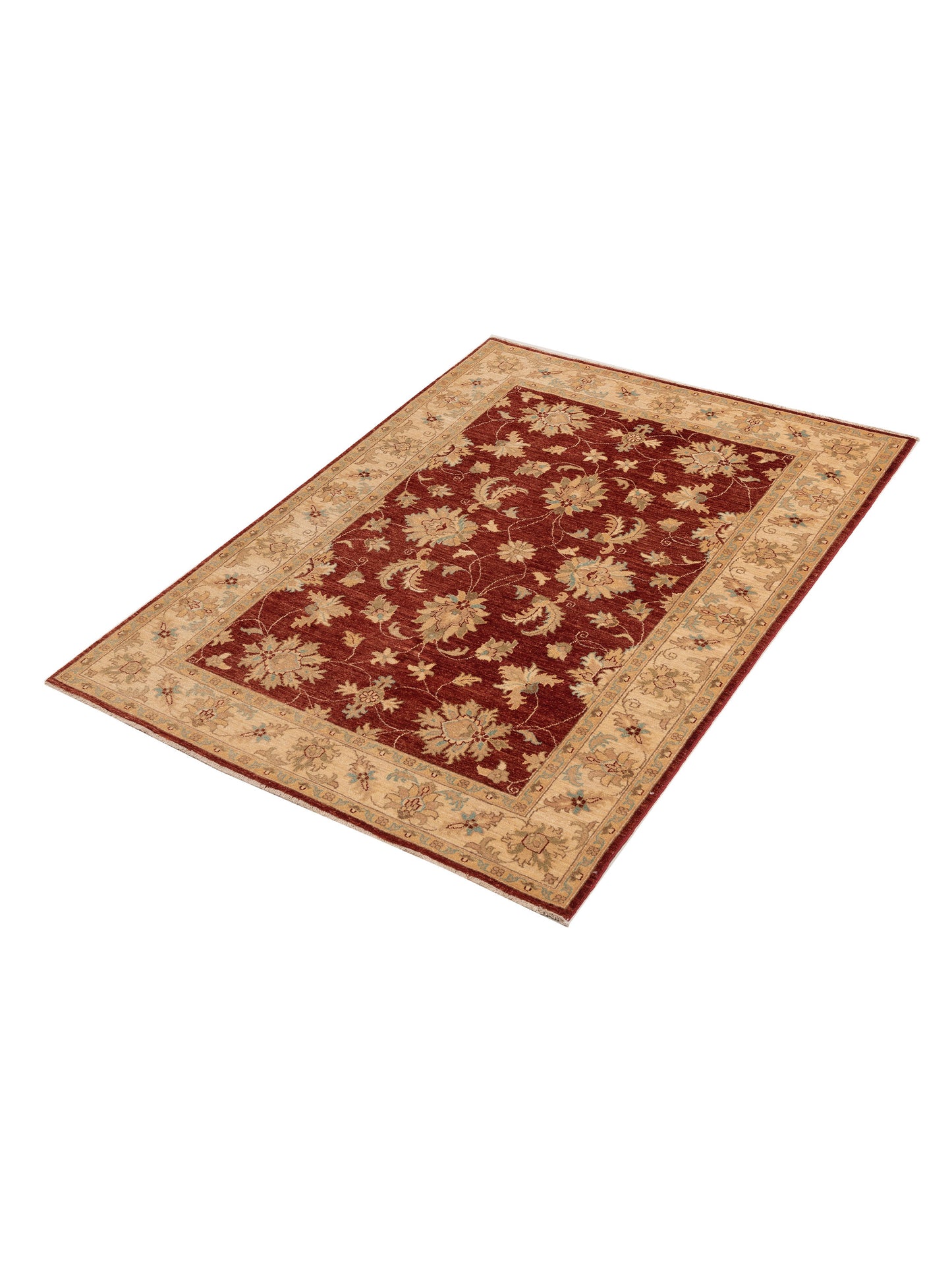 Anadol Oushak 154474 Navy Blue Brown 9.6x12 Hand Knotted Rug