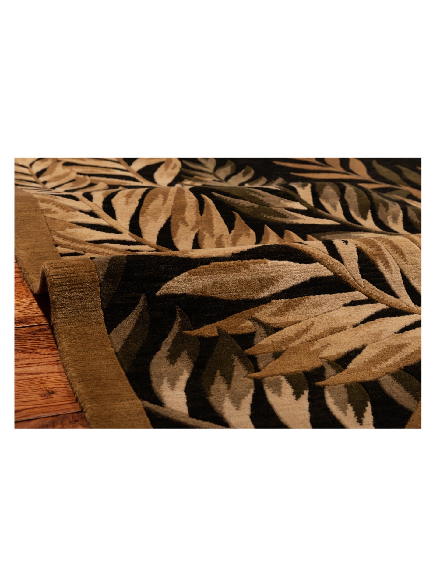 Himalayan 88389 Teal Green Teal Green 9x11.9 Hand Knotted Rug