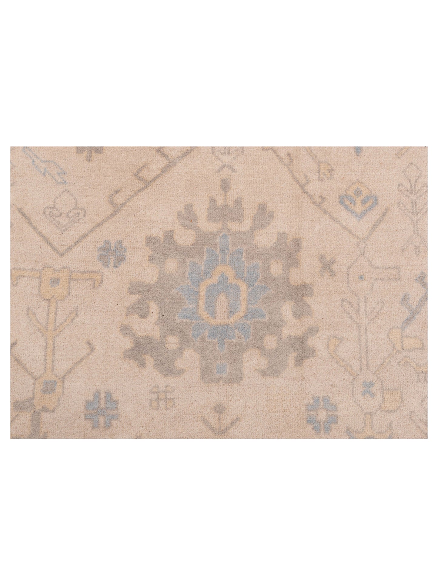 Evren 123476 Silver Gold 8.9x11.11 Hand Knotted Rug