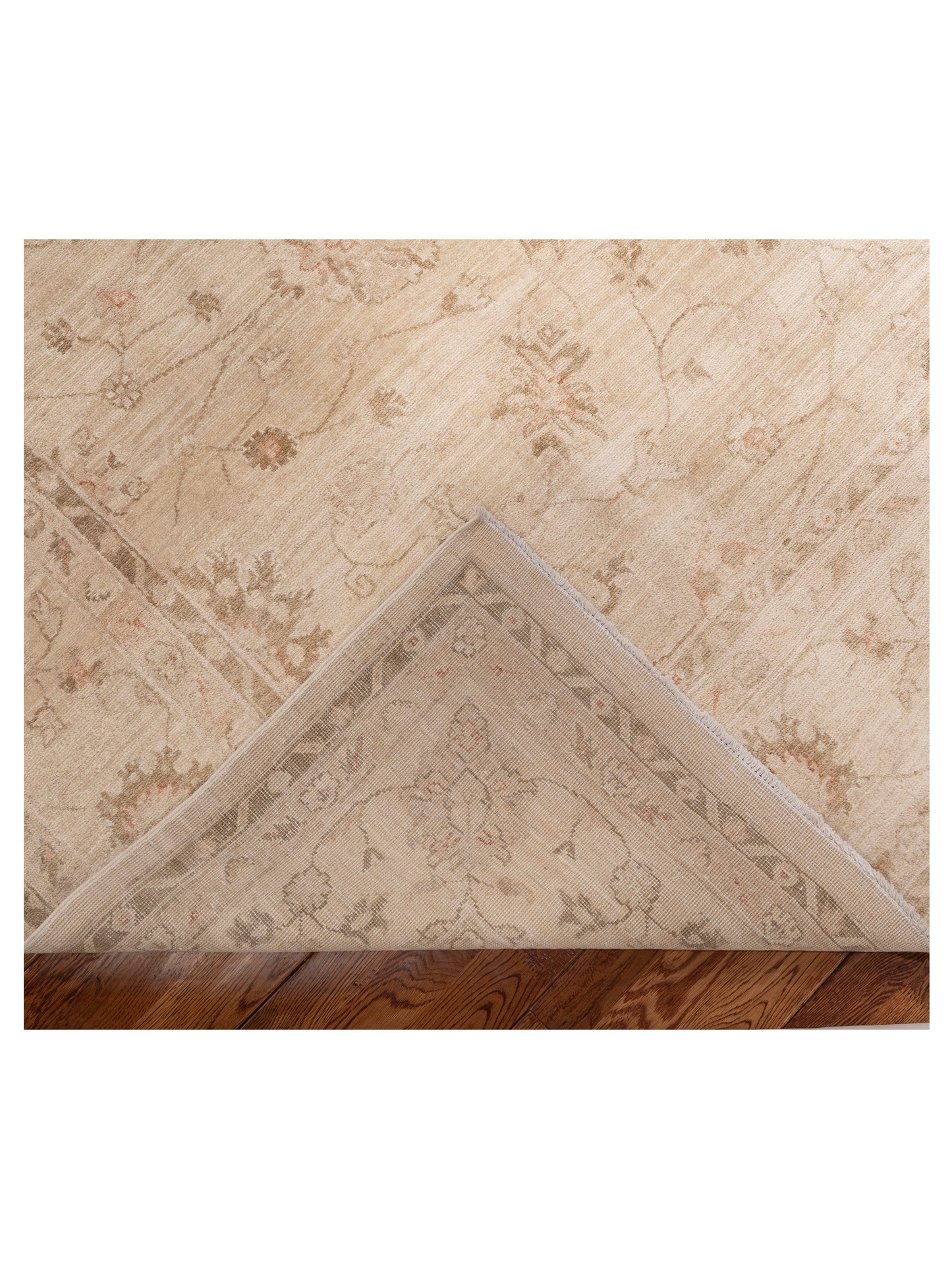 Sultan 116457 Ivory Ivory 8x10.5 Hand Knotted Rug