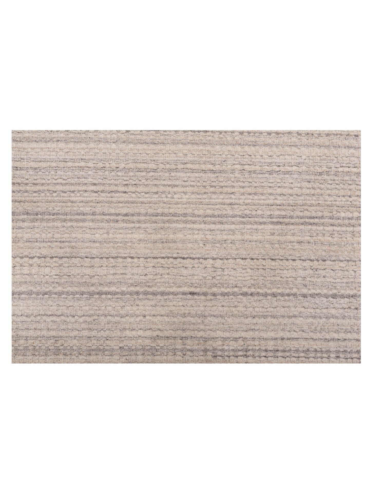 Himalayan 144844 Ivory Gray 3.1x5.1 Hand Knotted Rug
