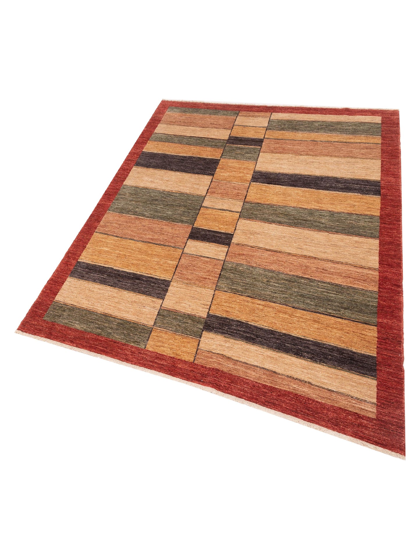 Bahar 92404 Multi 6.7x9 Hand Knotted Rug