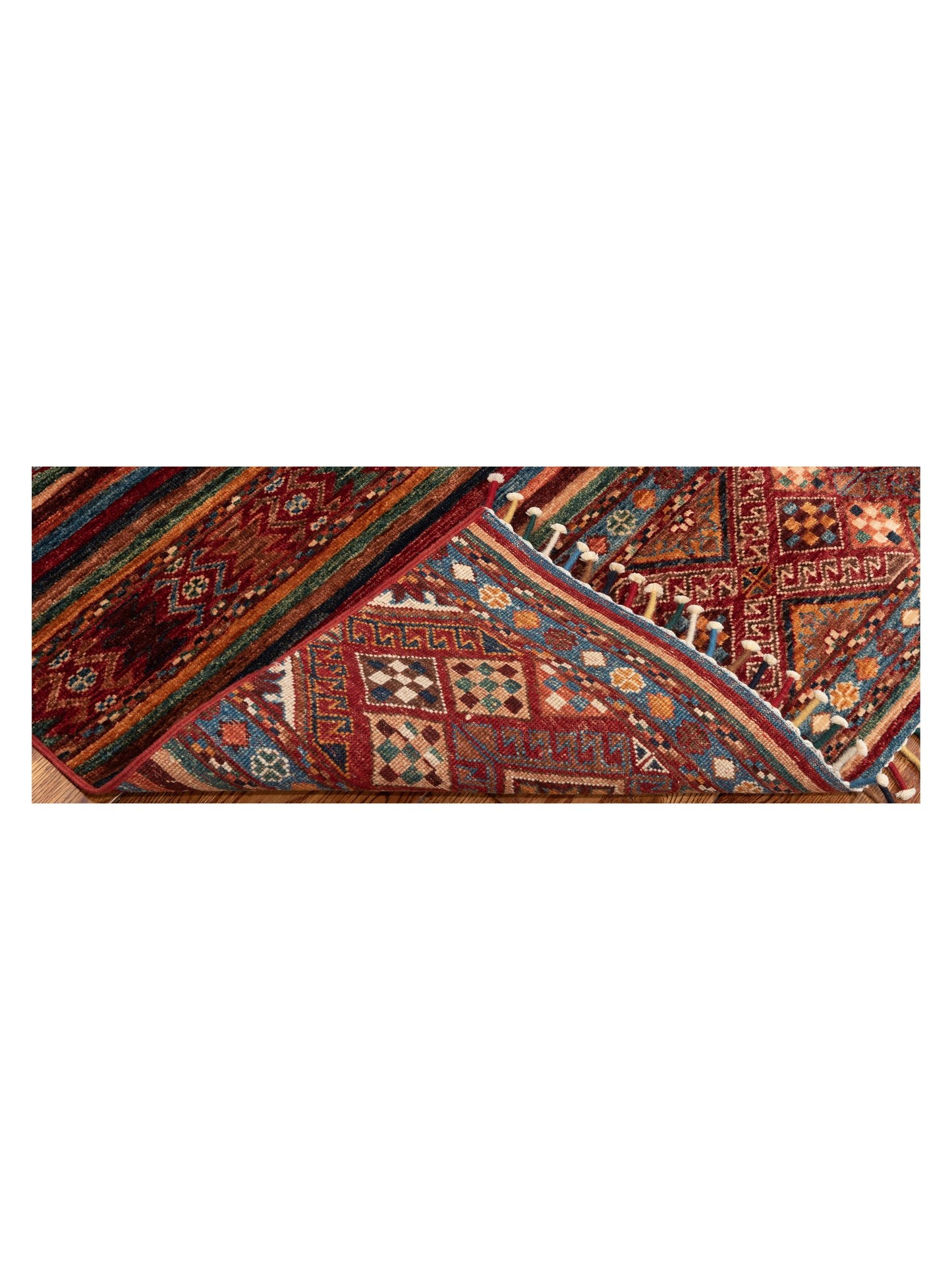 Khorjin 149007 Multi Multi 2.10x3.11 Hand Knotted Rug