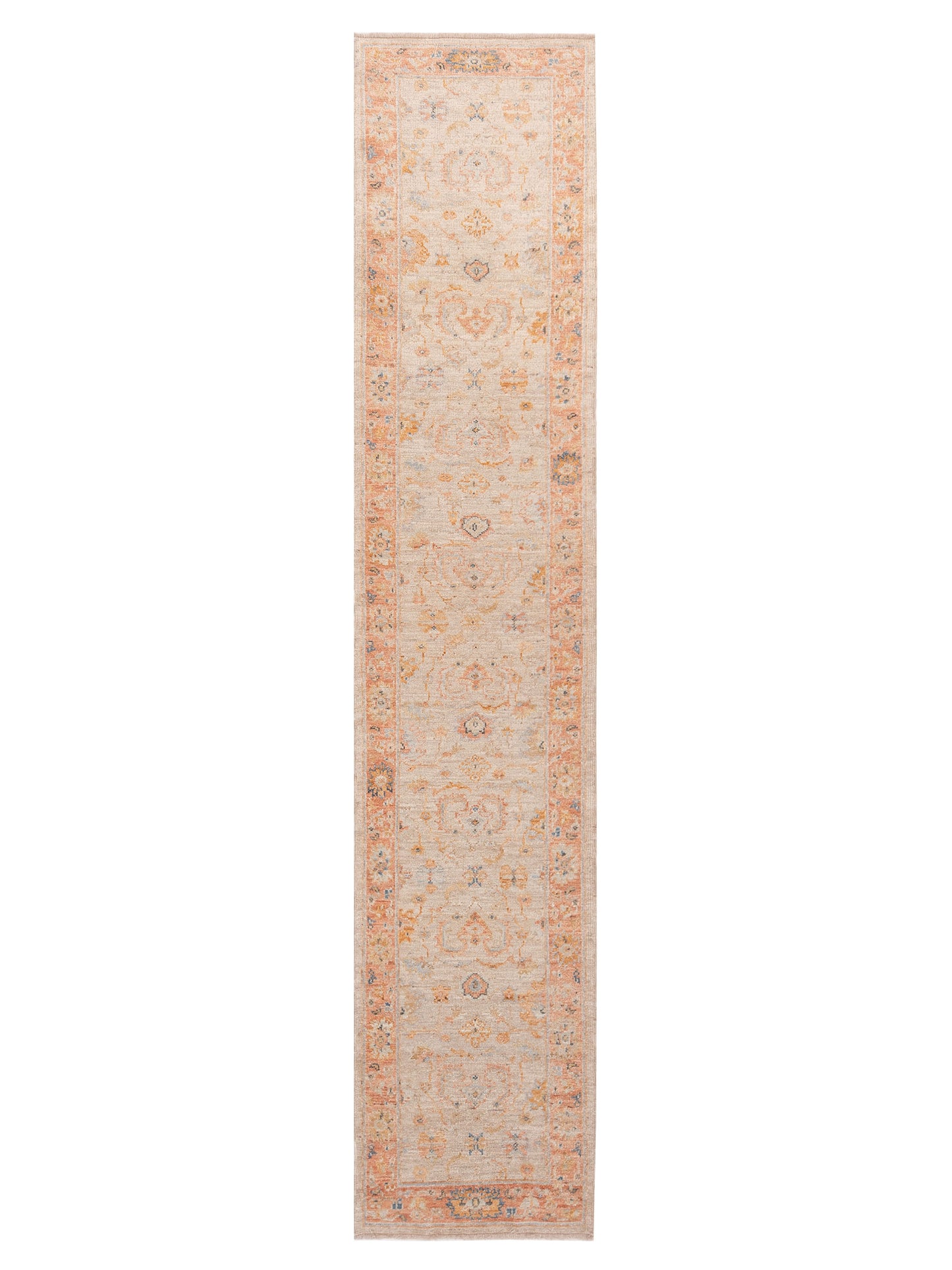 Anadol Angora Oushak  Ivory Rust Traditional