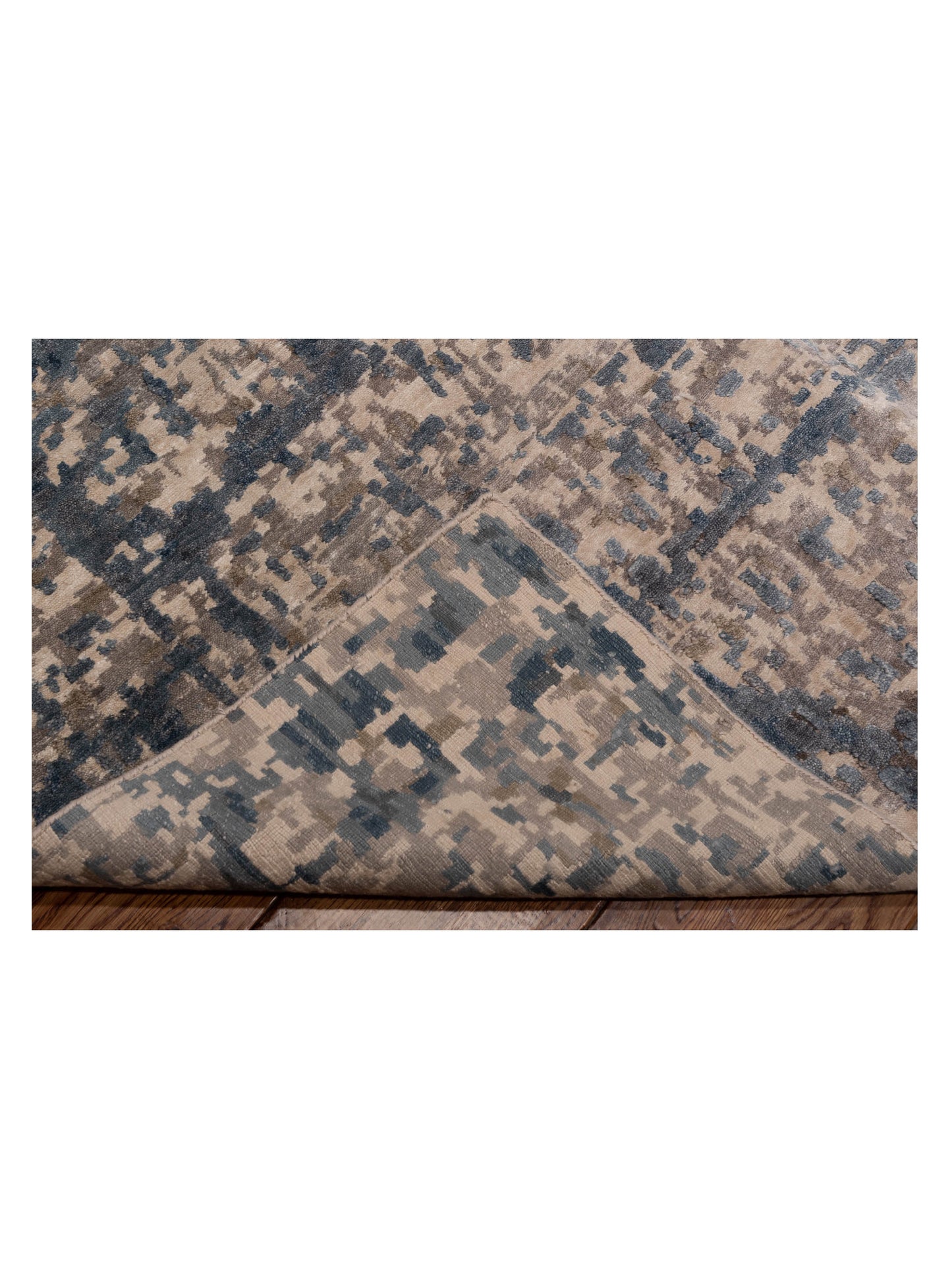Tibetino 129526 Silver 9.10x13.6 Hand Knotted Rug