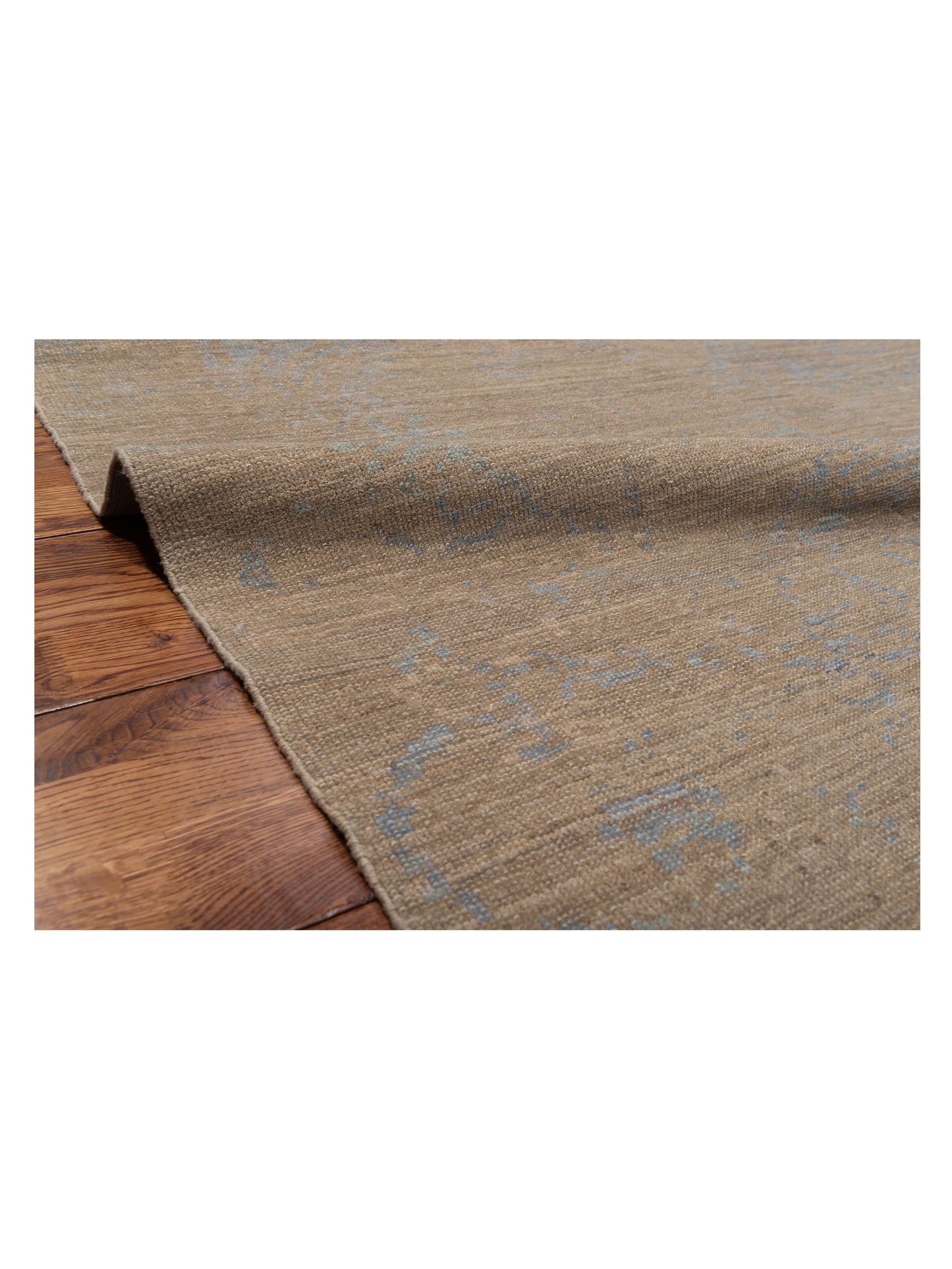 Defne Alexa Silver Ice Blue 6.3x8.11 Hand Knotted Rug