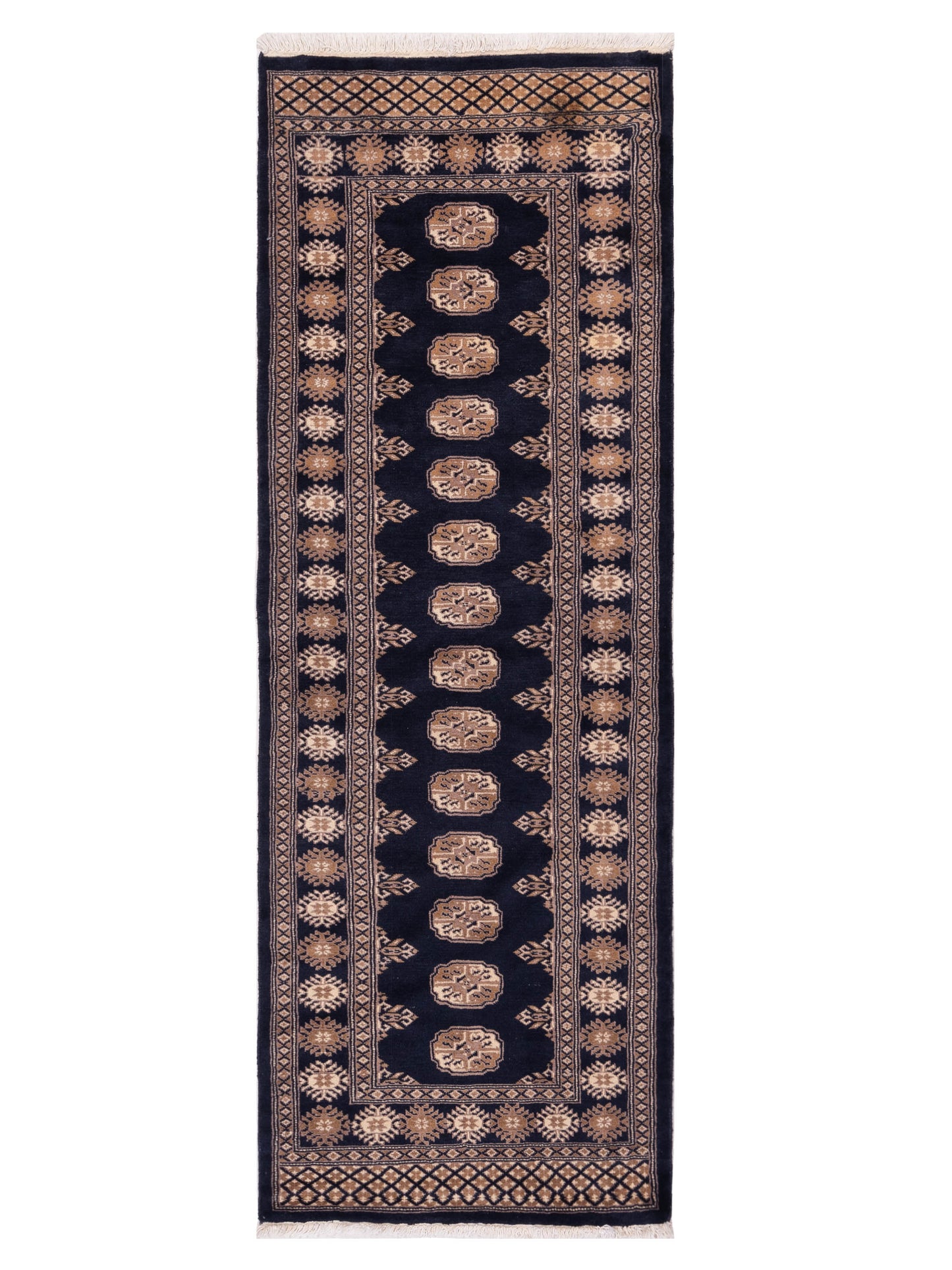 Nomad Bokhara  Blue Beige Traditional