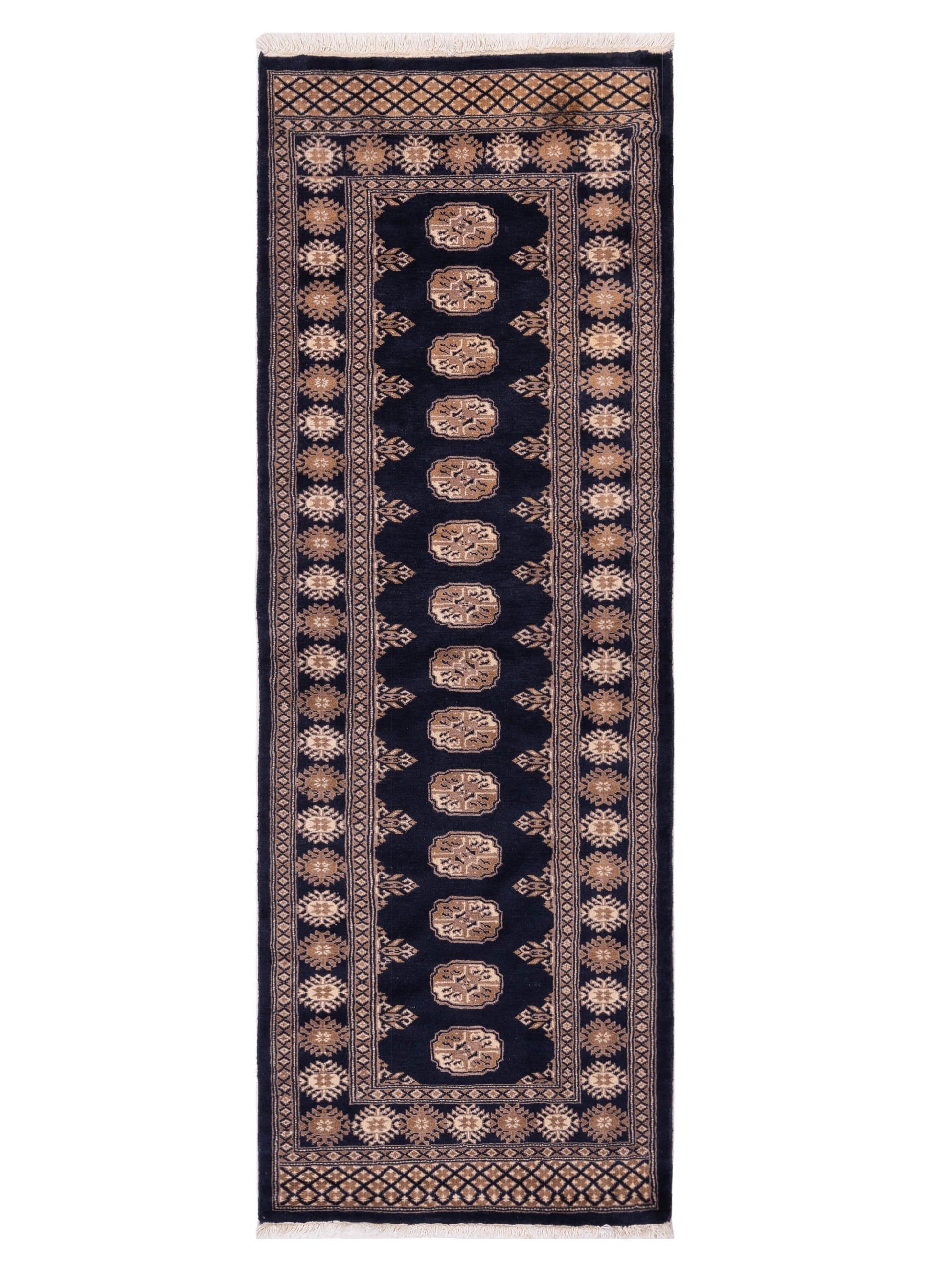 Nomad Bokhara  Blue Beige Traditional