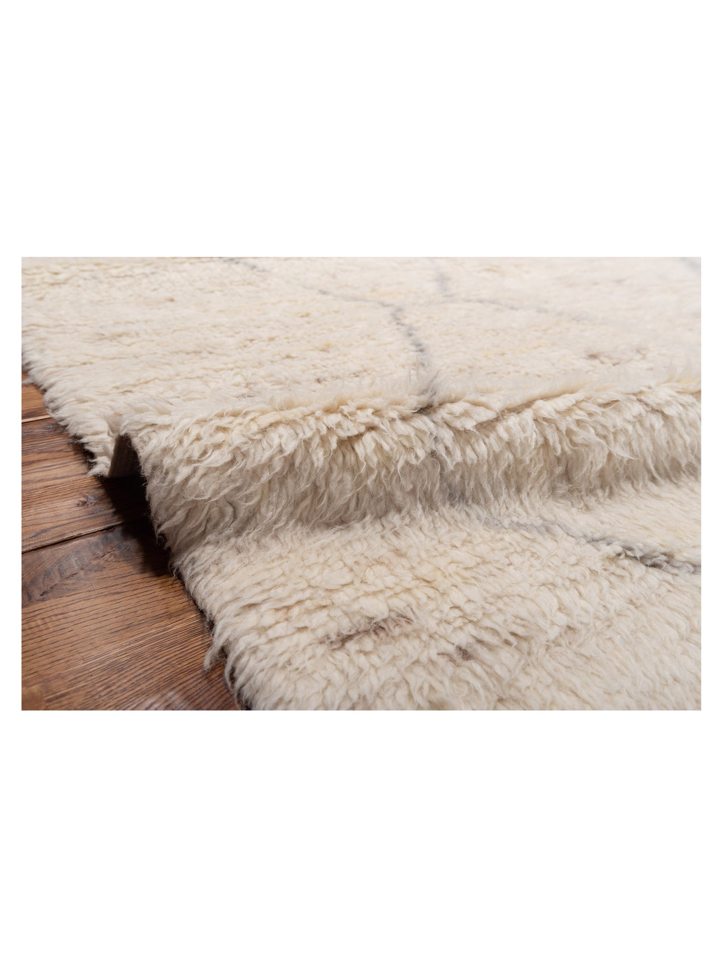 Berber Efes Ivory Naturel 12.1x15.11 Hand Knotted Rug