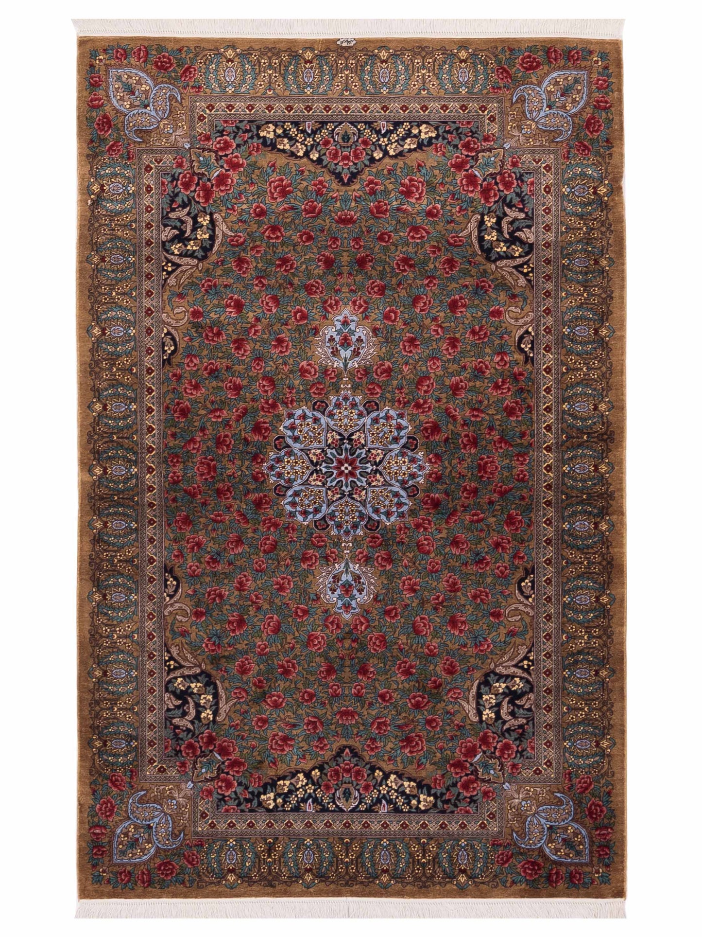 Pasha Pure Silk  Gold Gold Traditional