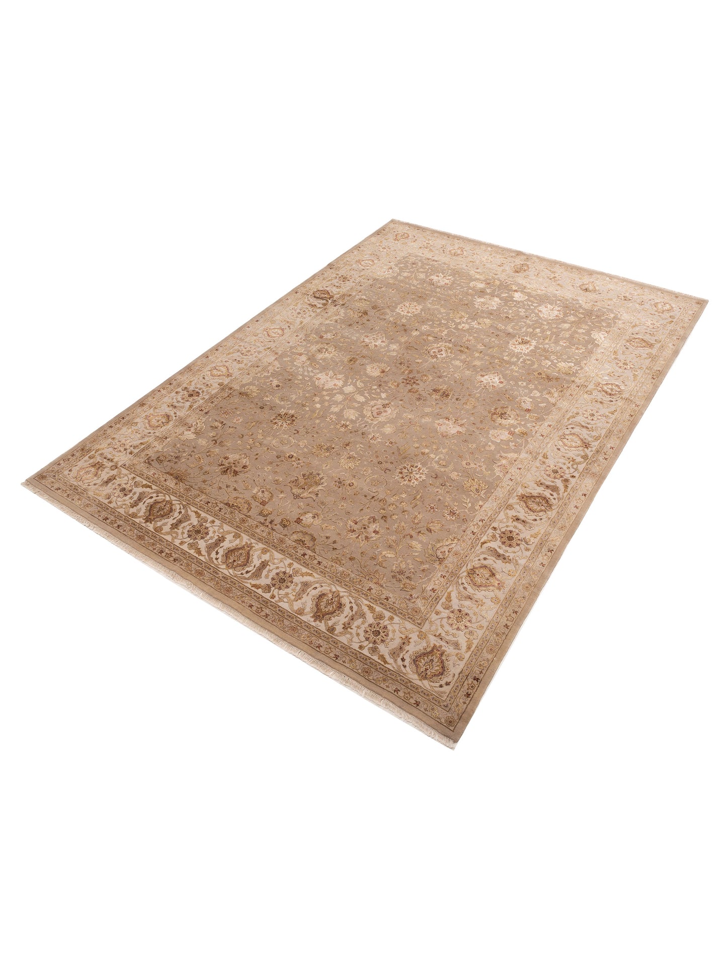Imperial Silk 152099 Beige Ivory 10x14.3 Hand Knotted Rug