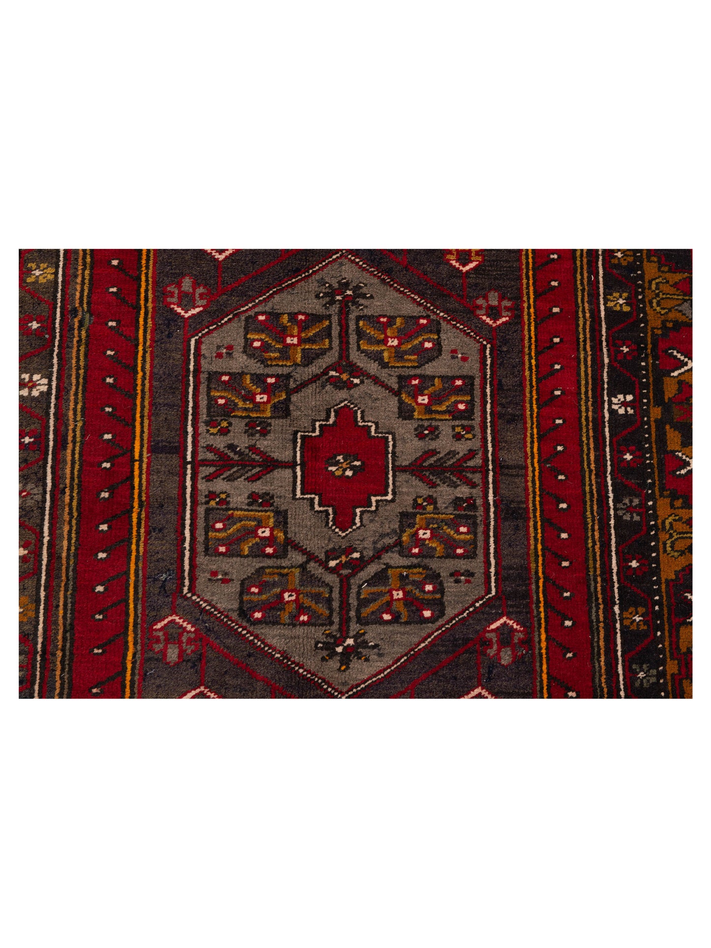 Old Anatolian 148478 Red Gold 4x7.11 Hand Knotted Rug