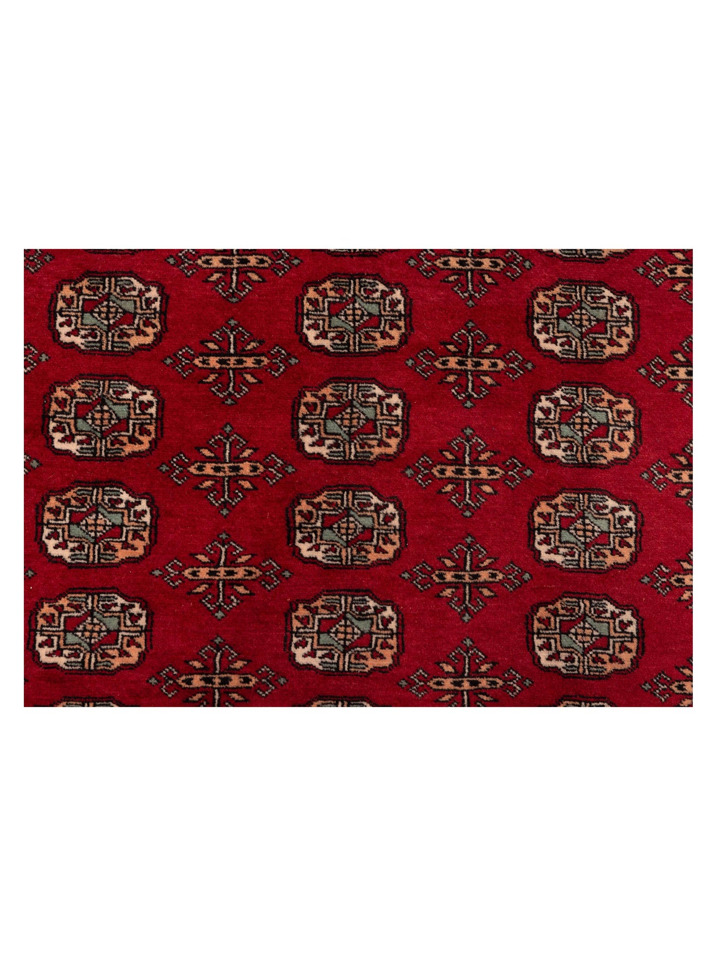 Bokhara 141396 Red Red 4.11x7.8 Hand Knotted Rug