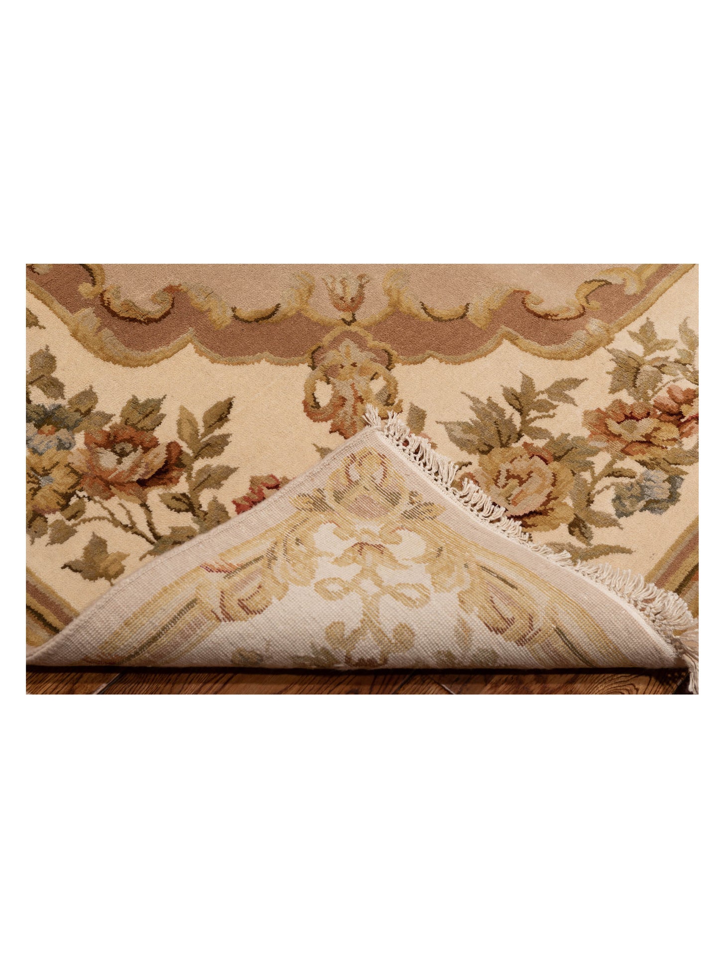 Magnolia Silk 105757 Cream Ivory 8.4x10.6 Hand Knotted Rug