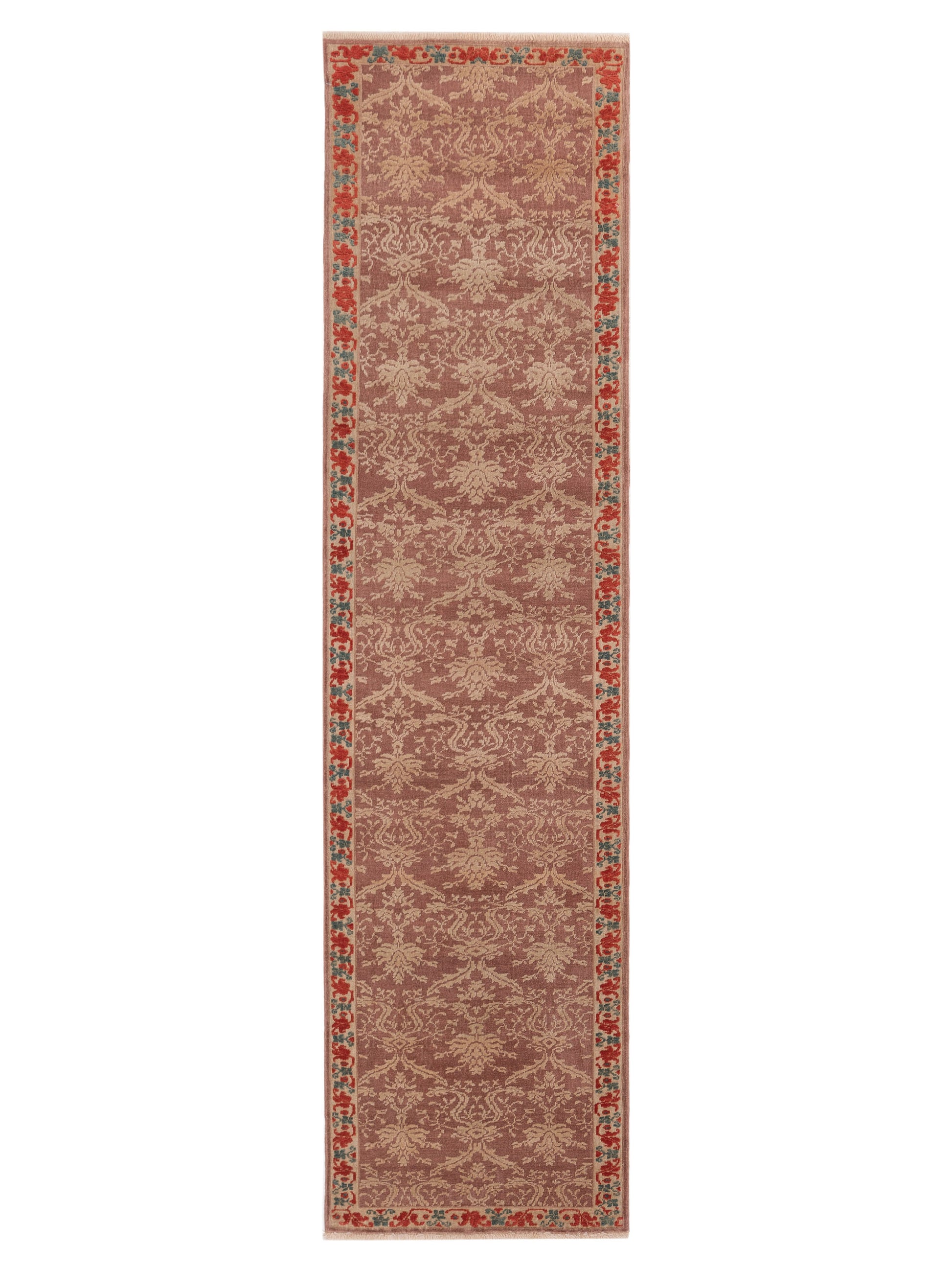 Pasha Antique Loom  Purple Beige Traditional