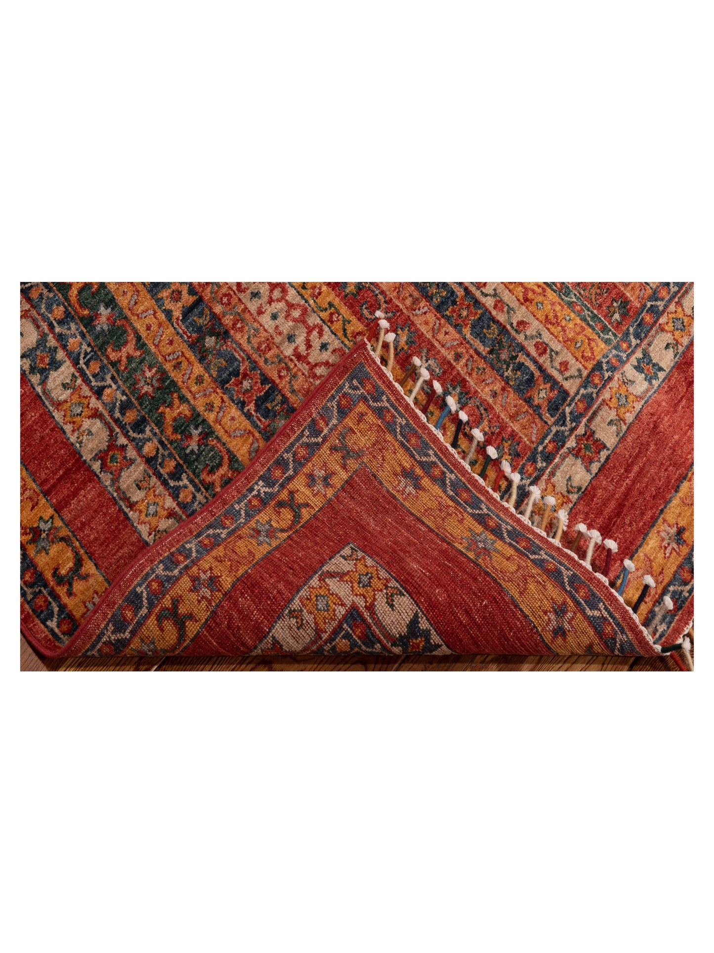 Shawl 148867 Multi Multi 4.1x5.11 Hand Knotted Rug