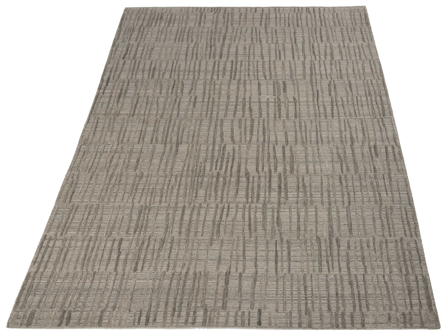 Himalayan 142557 Silver 8.11x12.1 Hand Knotted Rug