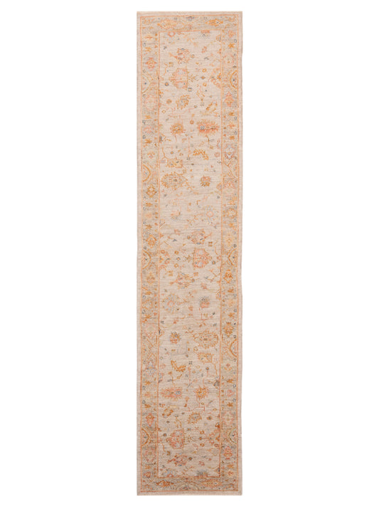 Anadol Angora Oushak  Ivory Silver Traditional
