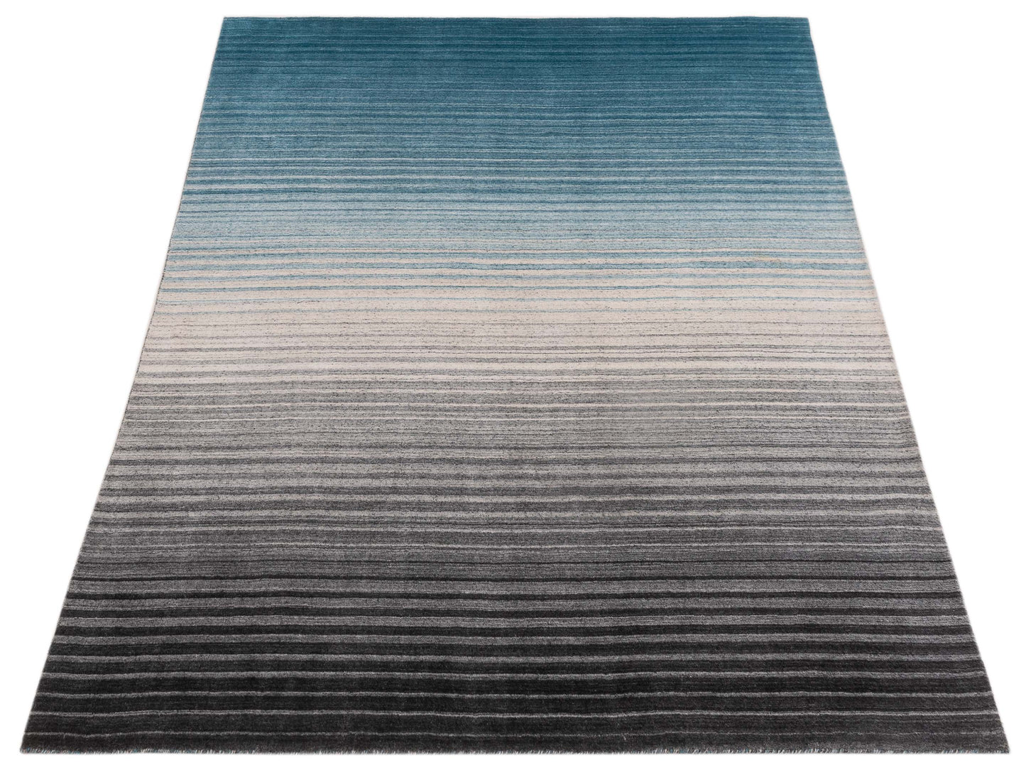 Himalayan 122997 Gray Blue 5.7x7.8 Hand Knotted Rug