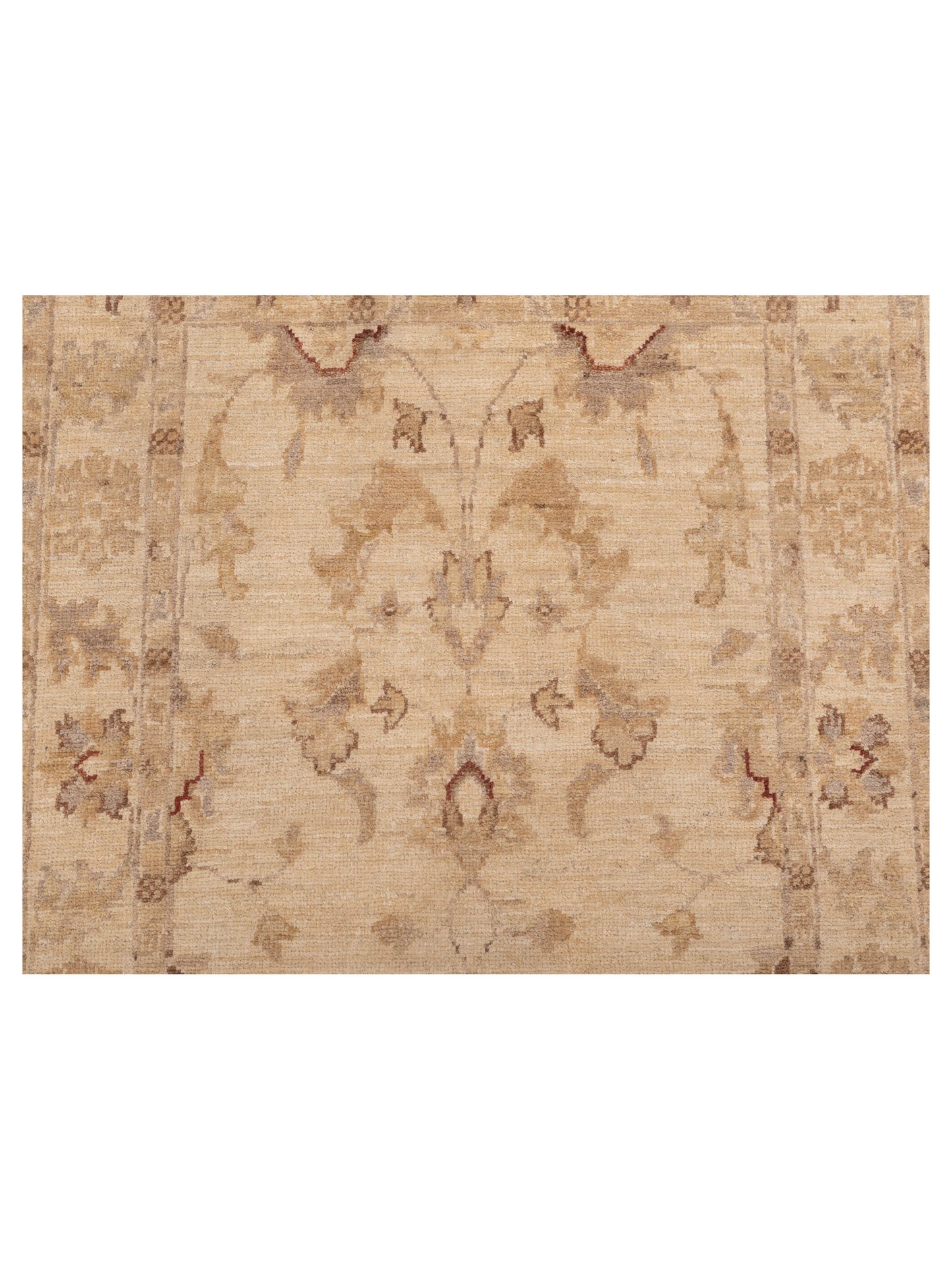 Sultan 116855 Ivory Ivory 2.7x7.9 Hand Knotted Rug
