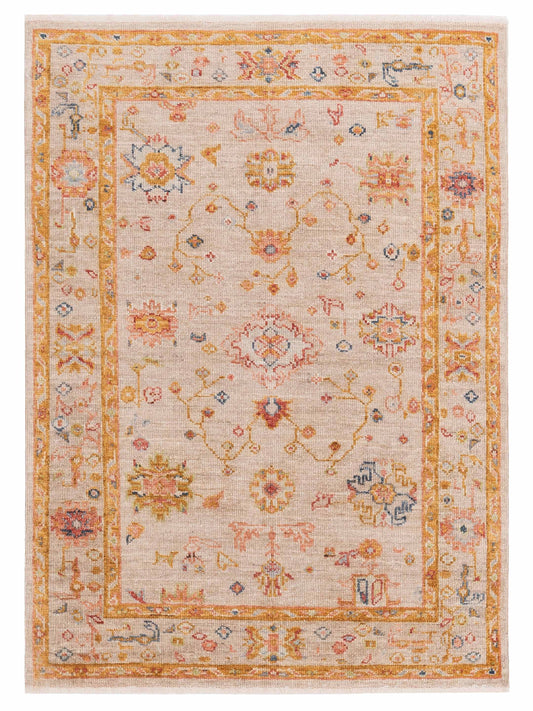 Anadol Angora Oushak  Ivory Ivory Traditional