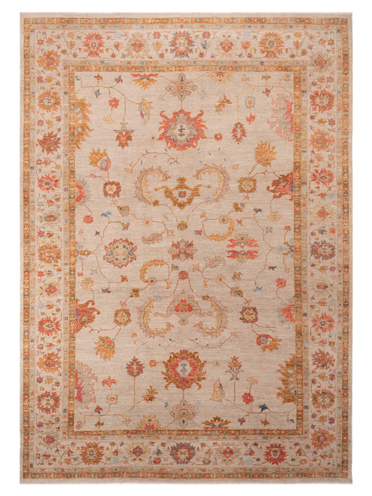 Anadol Angora Oushak  Ivory Ivory Traditional