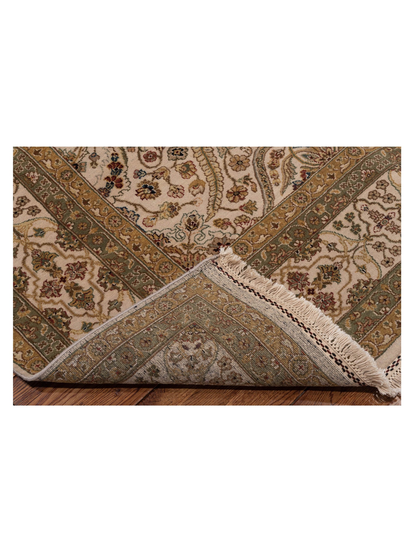 Platinum 82603 Ivory Ivory 8.2x10.2 Hand Knotted Rug