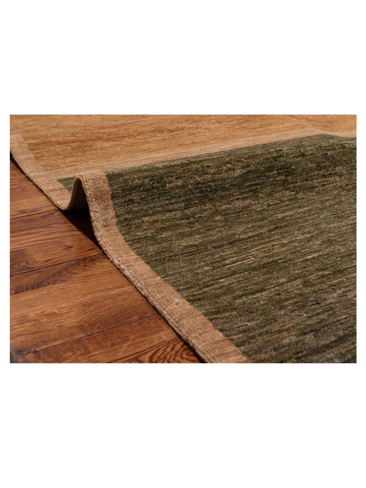 Gabbeh 95845 Green 5.7x8.1 Hand Knotted Rug