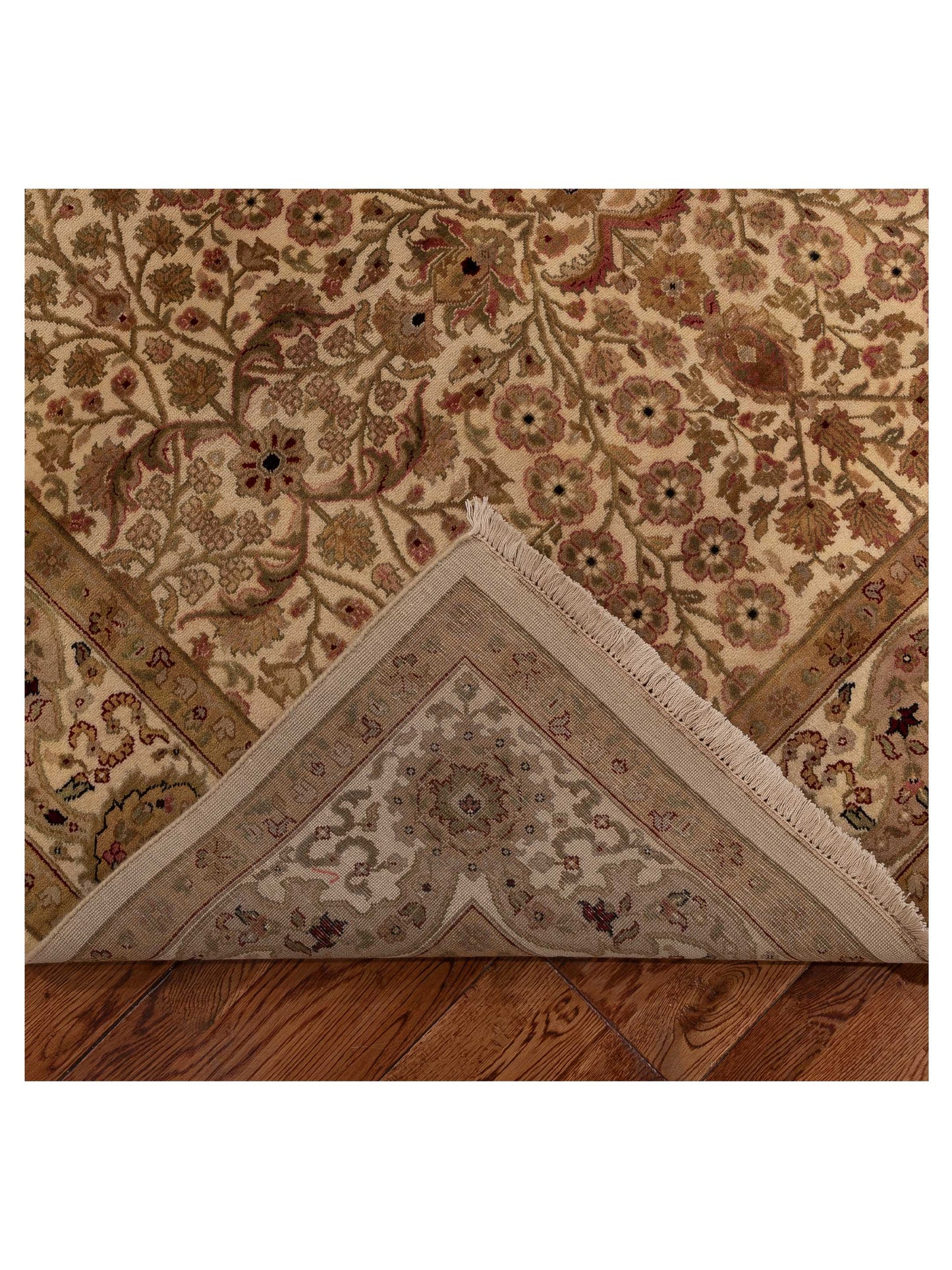 Sivas 88345 Ivory Ivory 6x9.2 Hand Knotted Rug