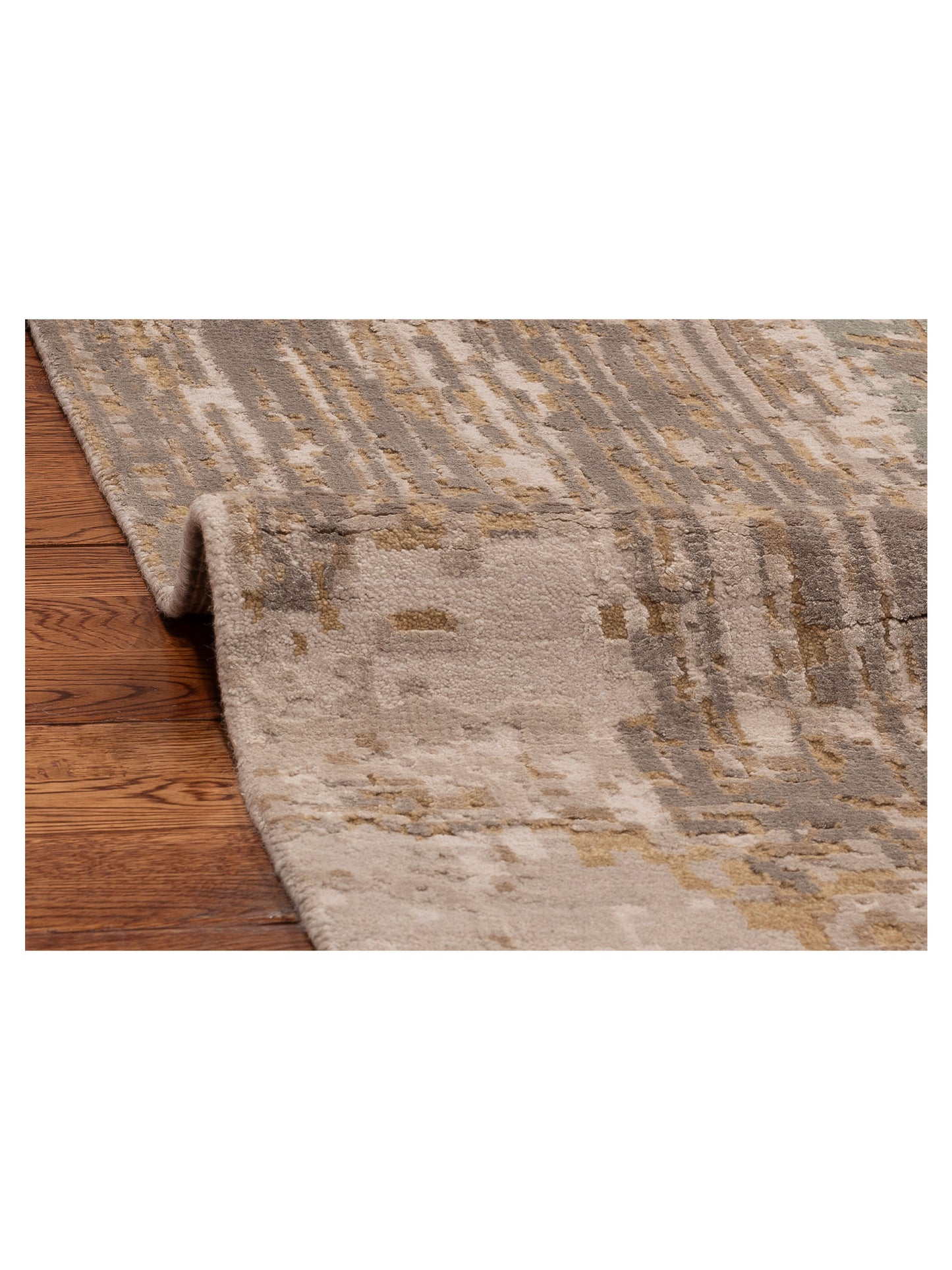 Tibetino 154832 Beige Gold 9x12 Hand Knotted Rug